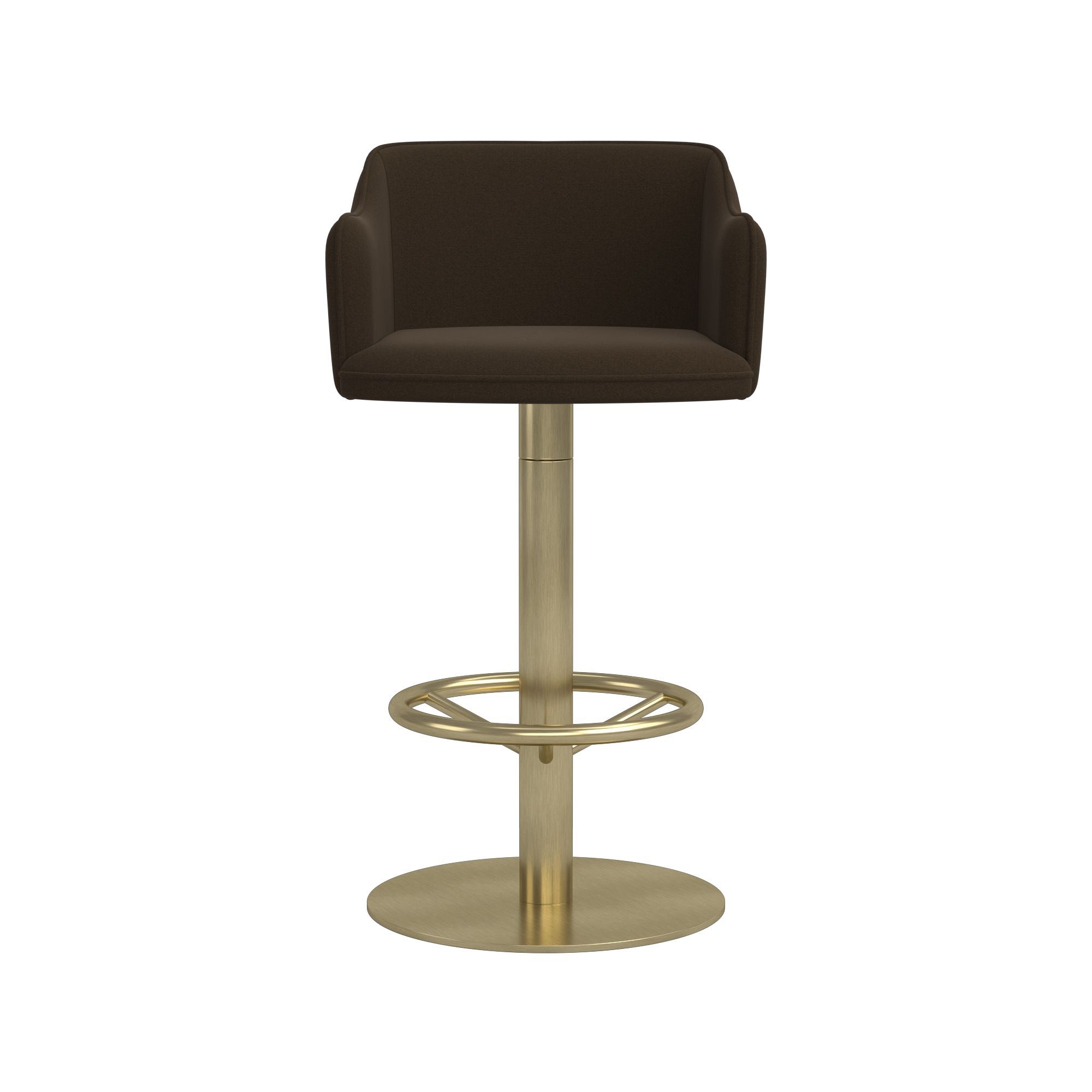 Harding Upholstered Pedestal Counter  & Bar Stool