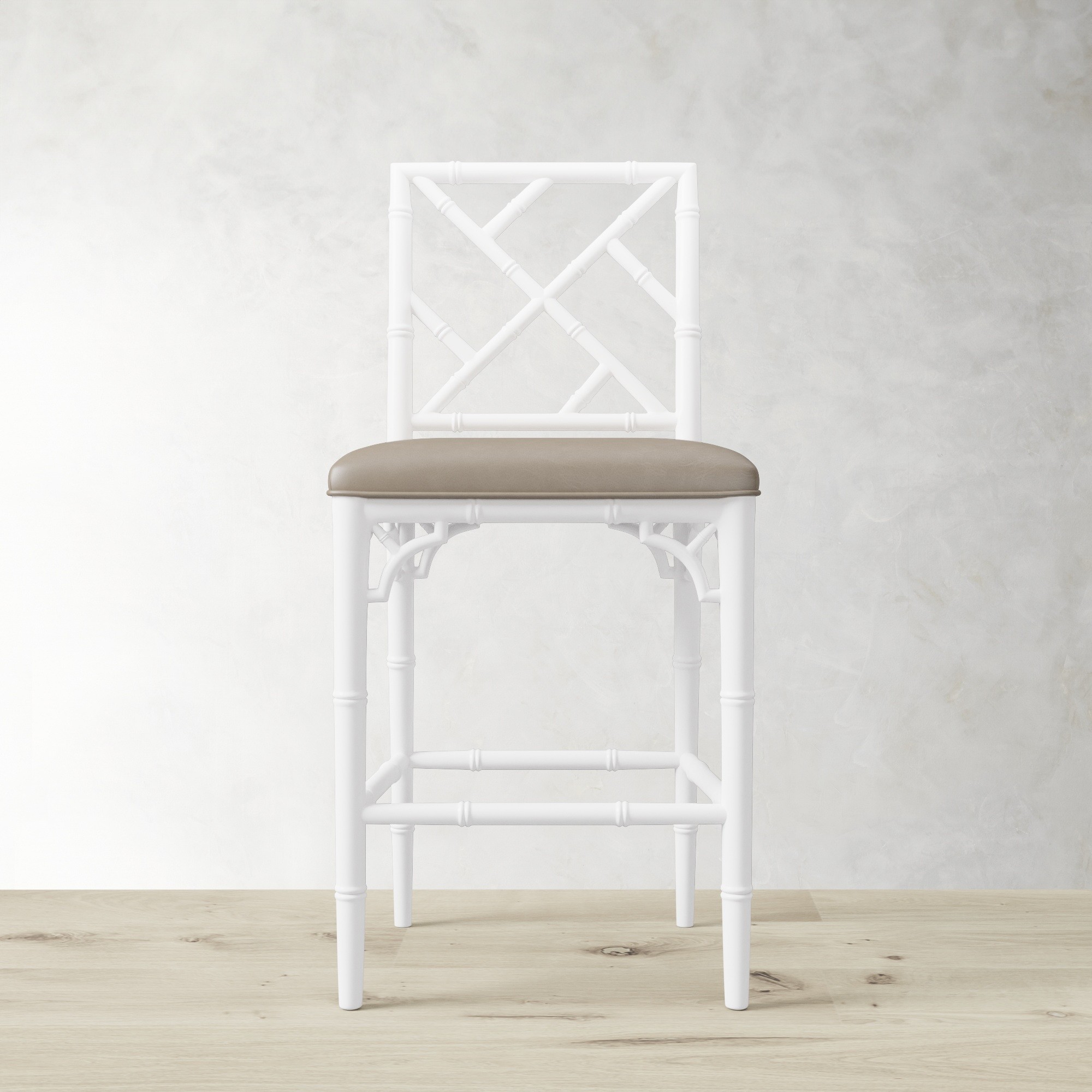 Chippendale Upholstered Bistro Counter Stool
