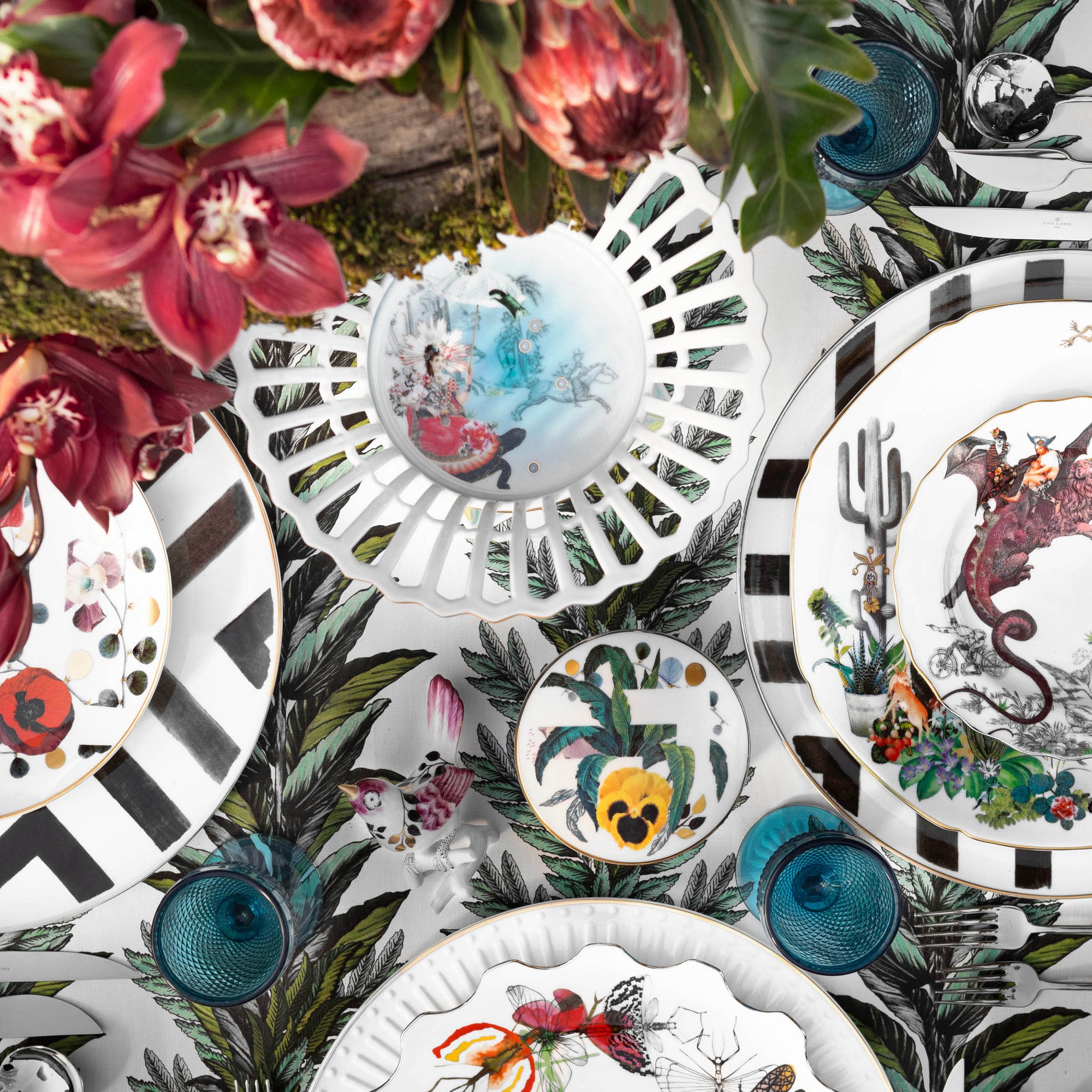 Vista Alegre Bicos Water Goblets, Set of 4