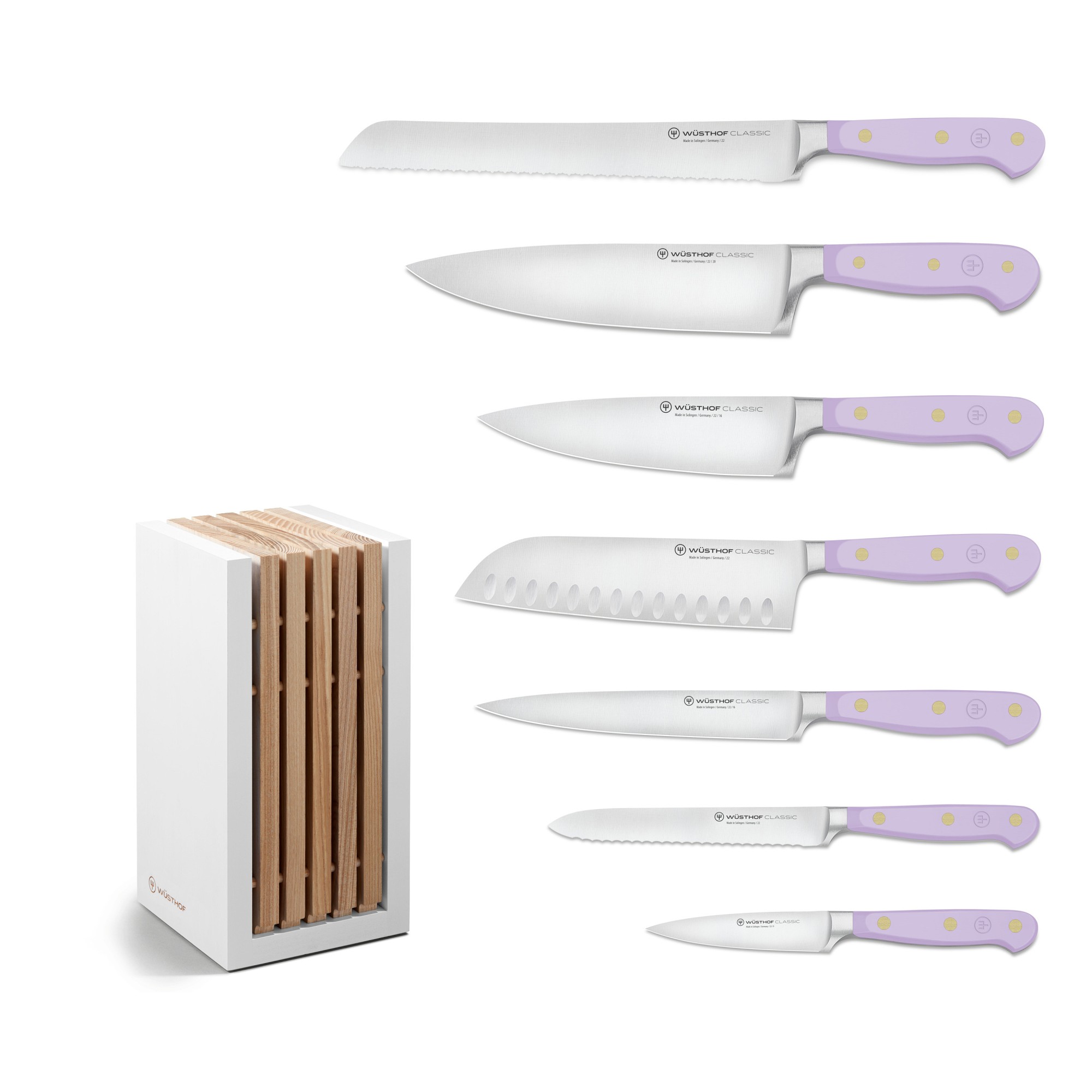 Wüsthof Classic Color Knife Block, Set of 8