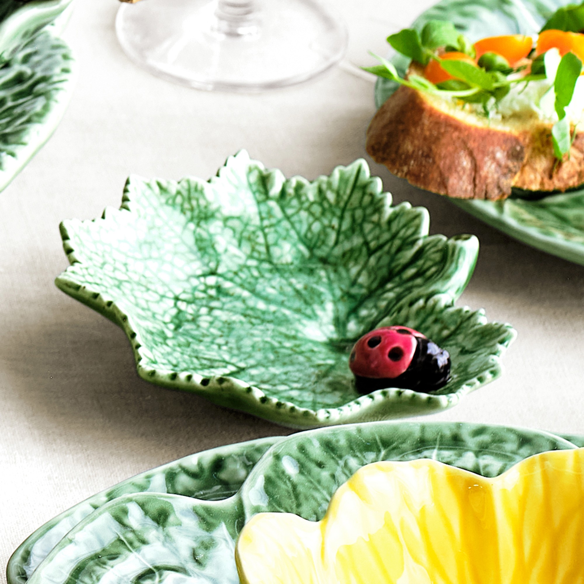 Bordallo Pinheiro Cabbage Appetizer Plate