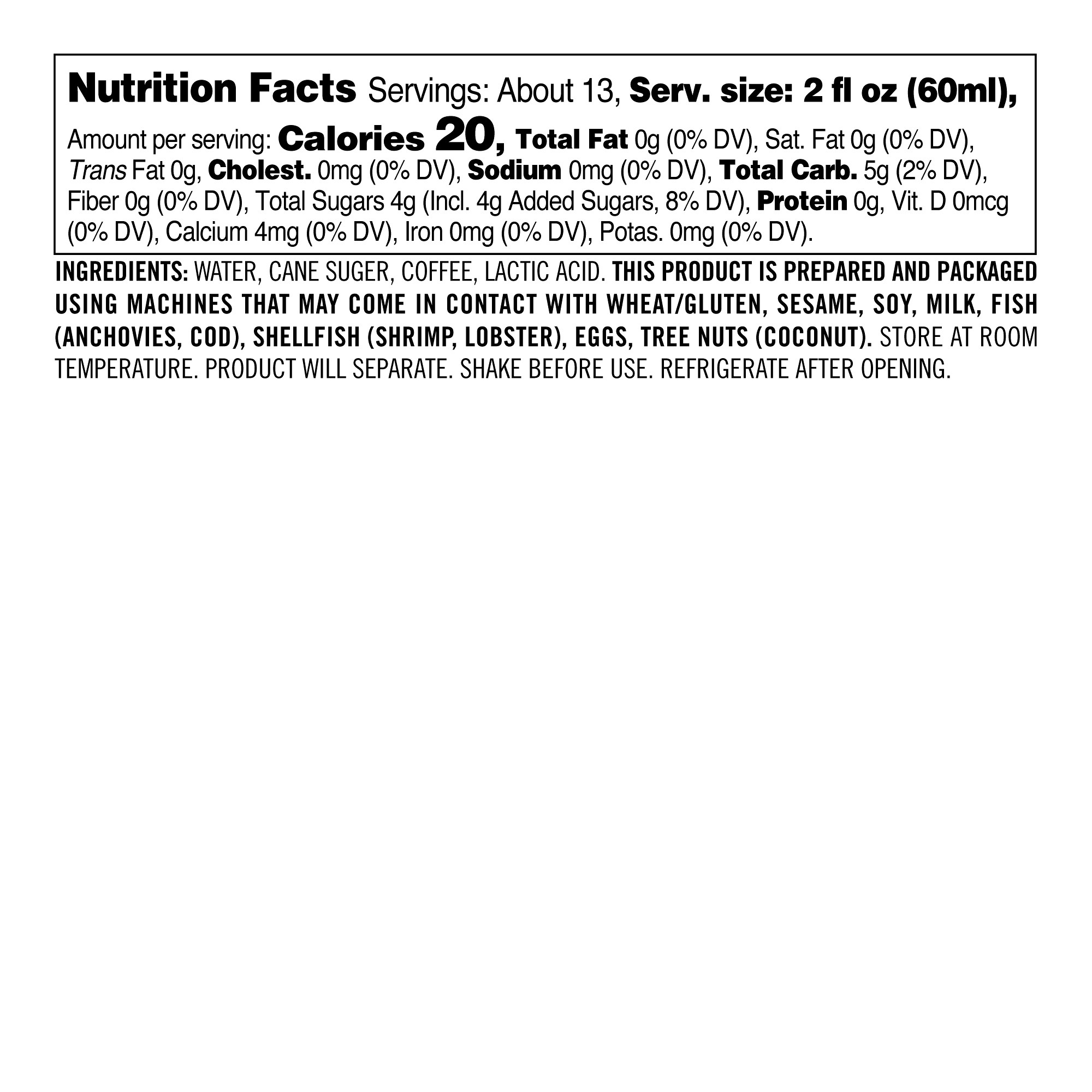 Espresso Martini Cocktail Mix