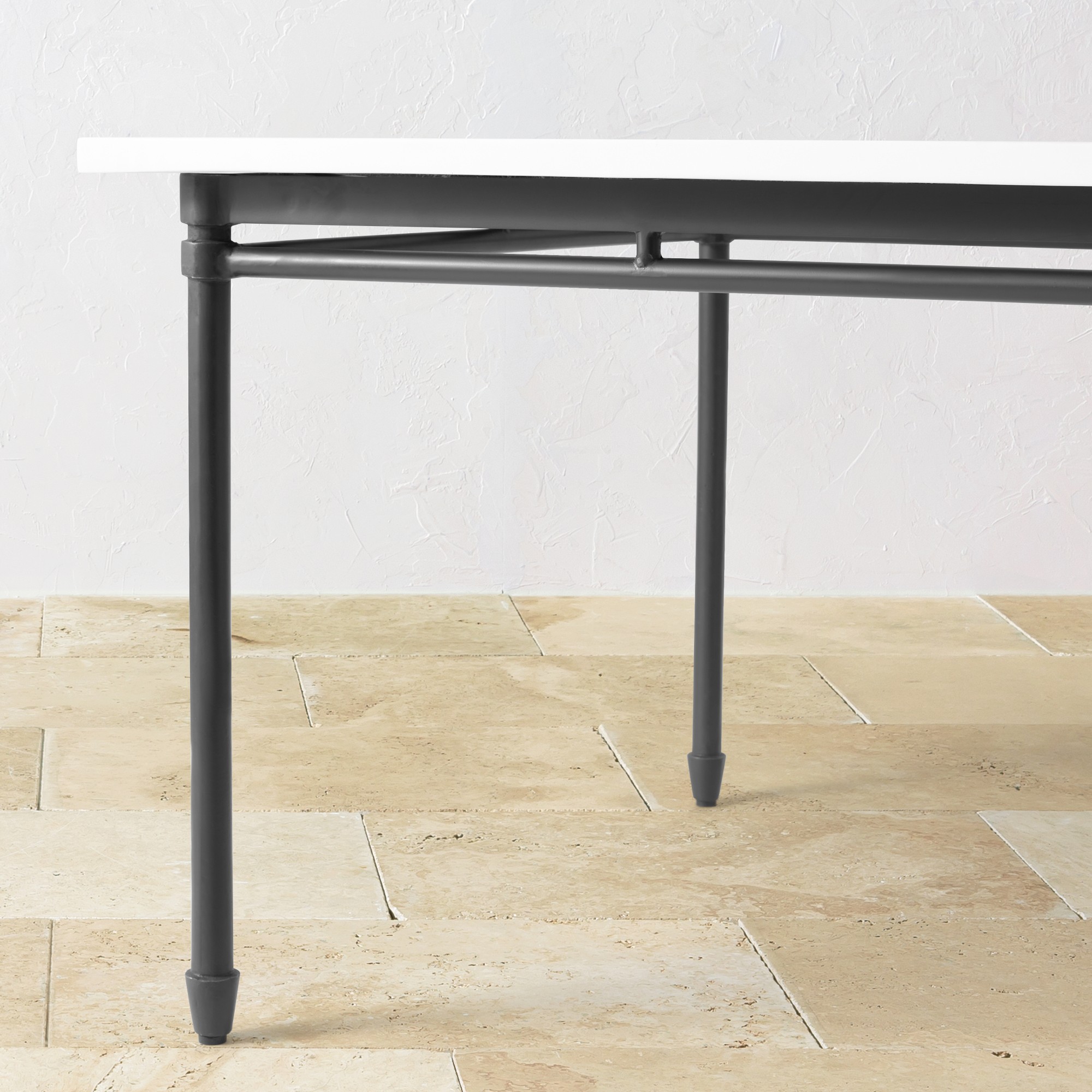 Calistoga Outdoor Fiberstone Dining Table (72