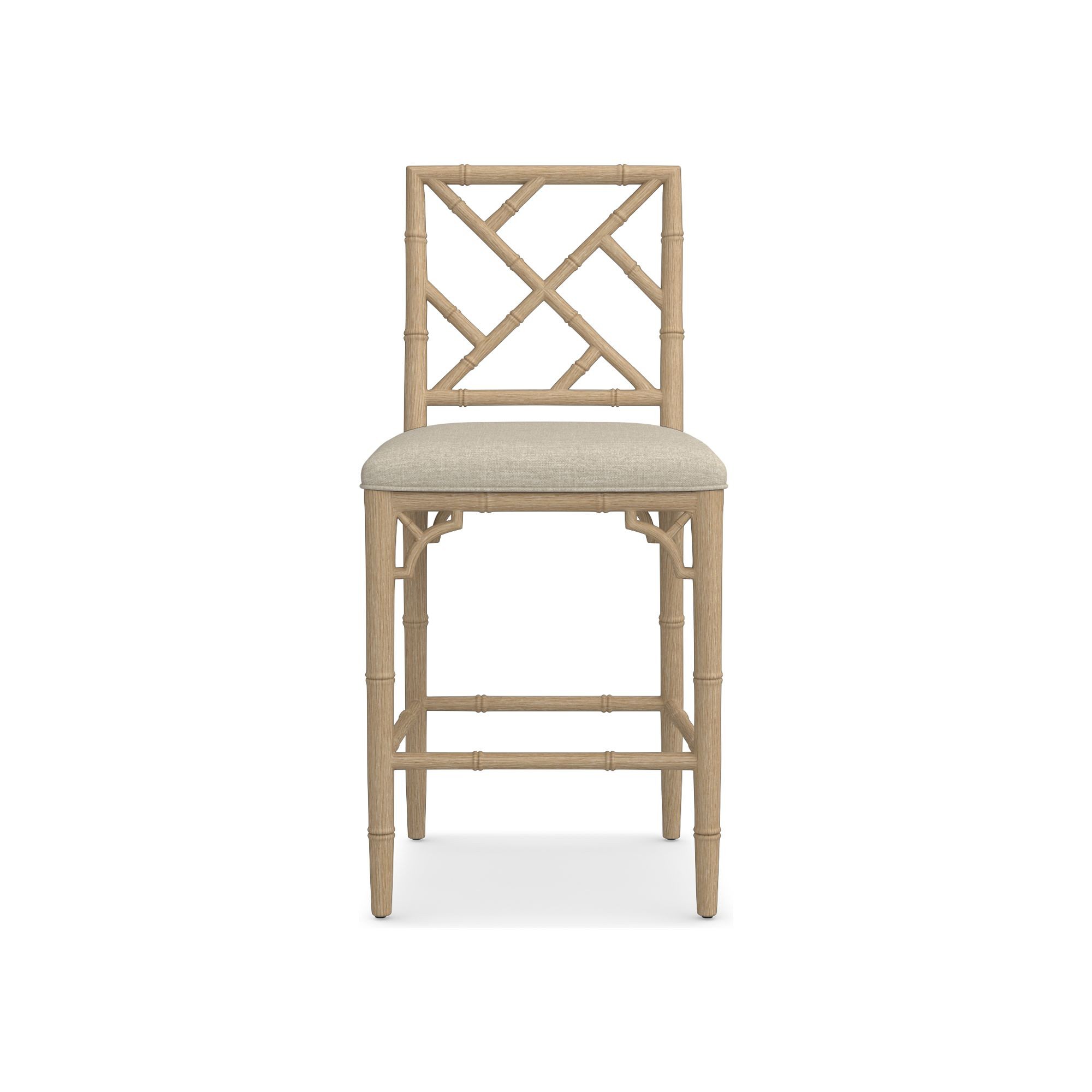 Chippendale Upholstered Bistro Counter Stool