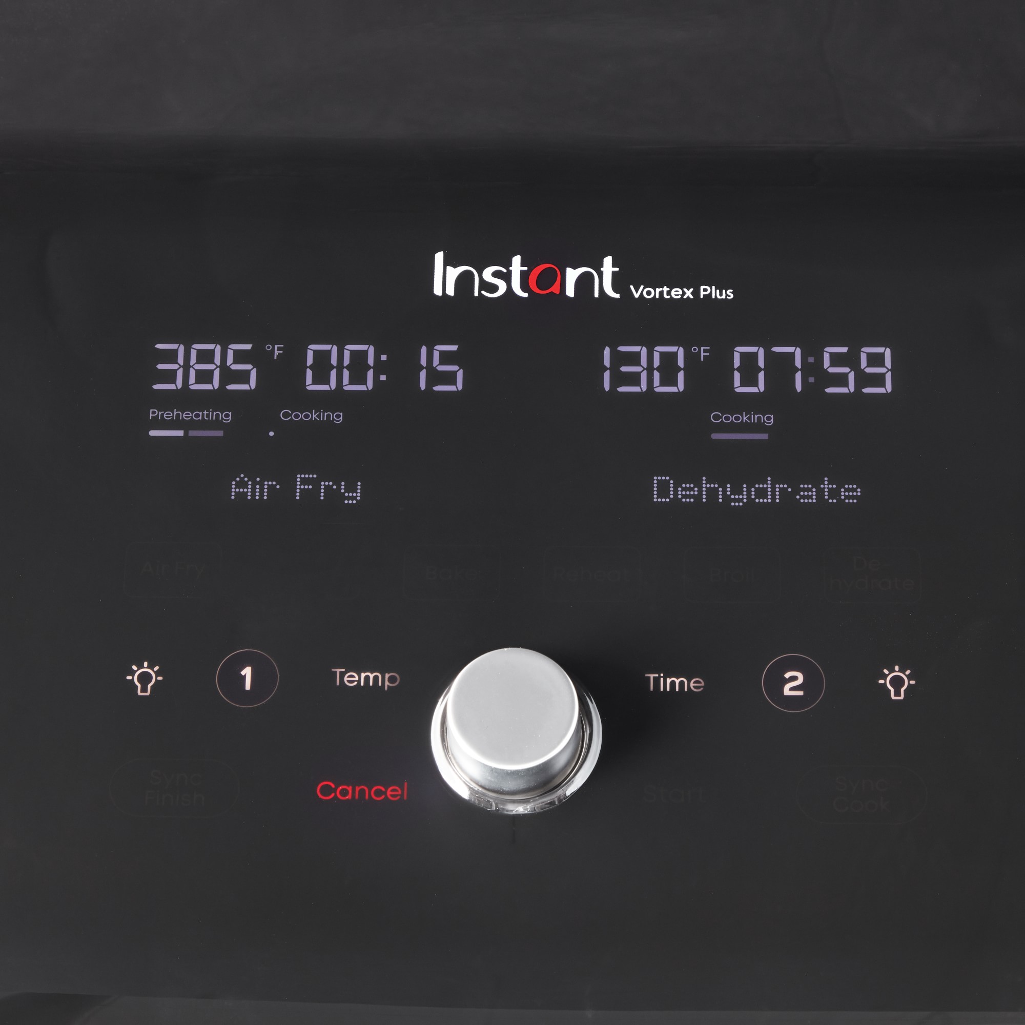 Instant Vortex™ Plus Dual ClearCook Stainless-Steel Air Fryer, 8-Qt.