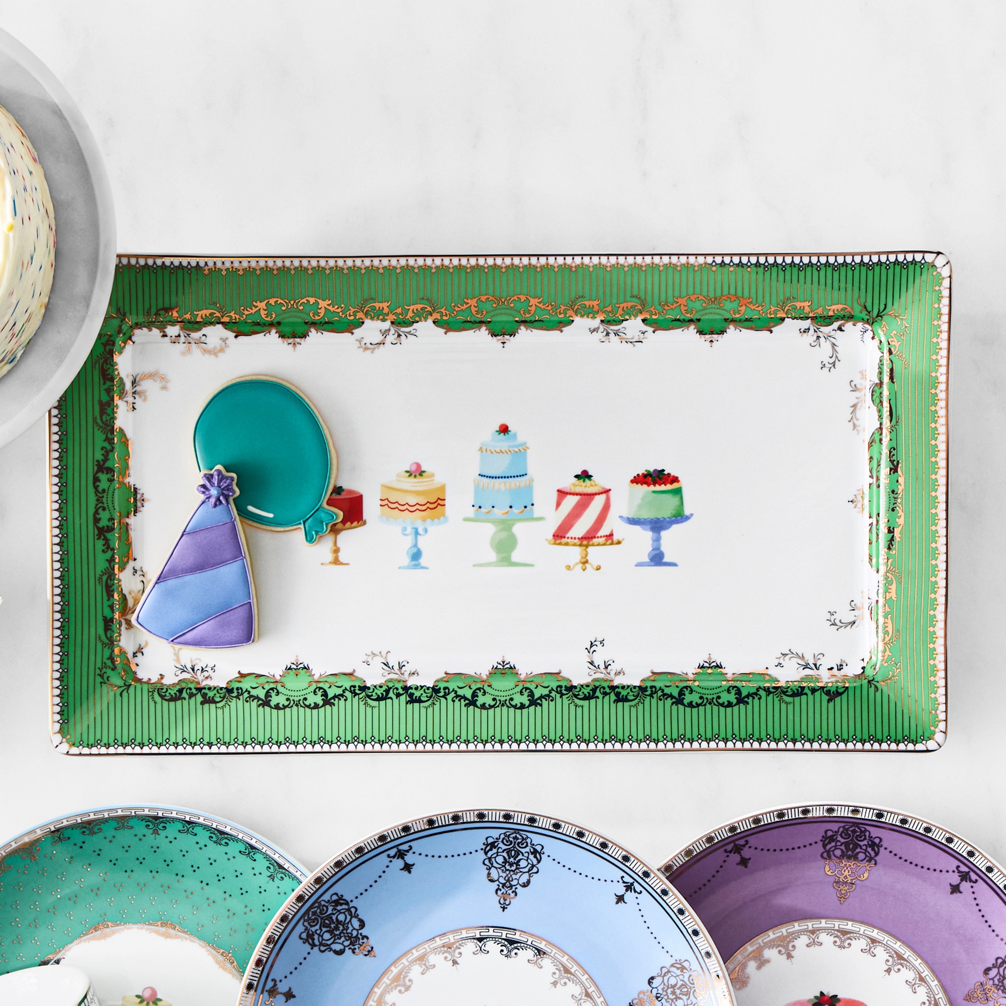 Celebration Dessert Plates, Set of 6