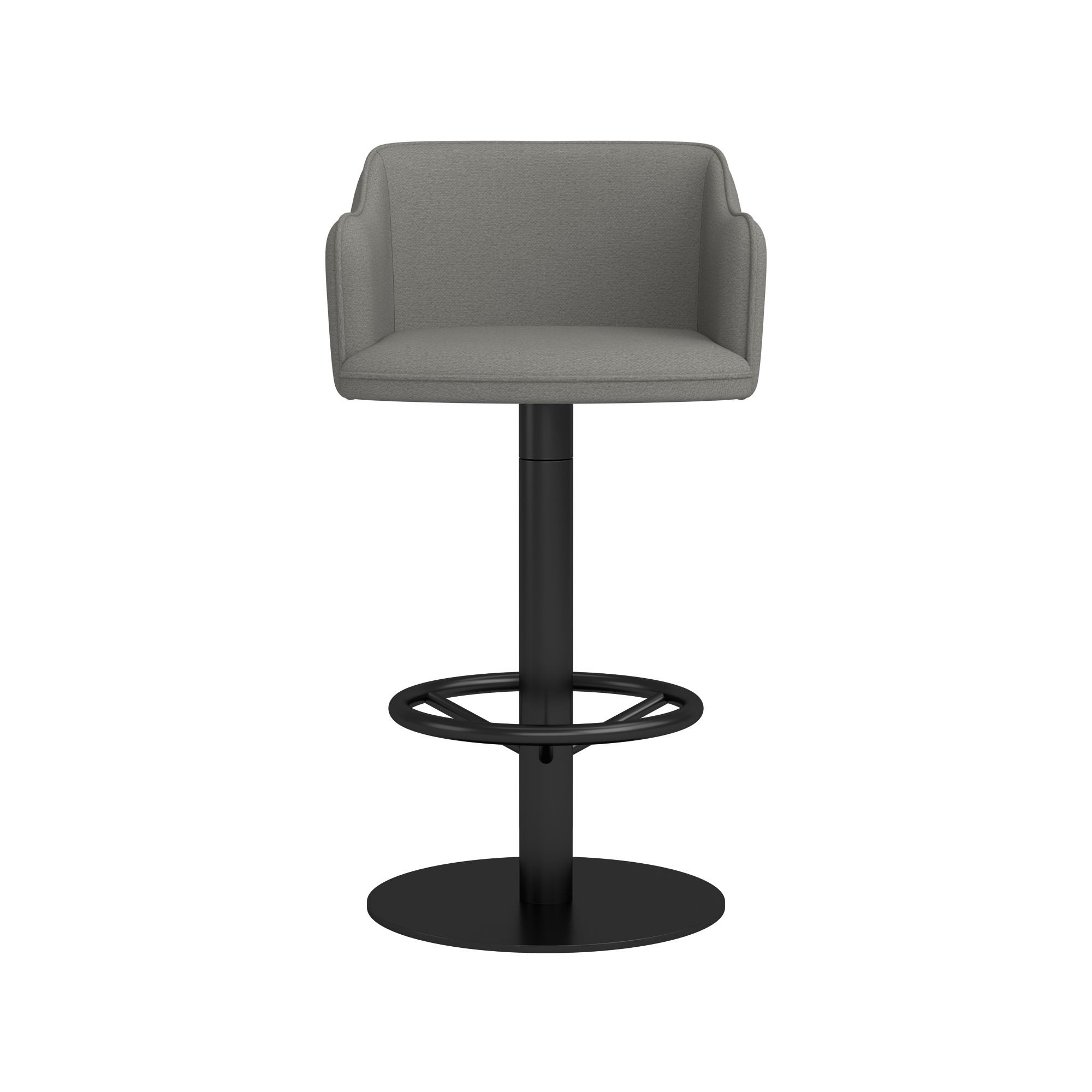 Harding Upholstered Pedestal Counter  & Bar Stool