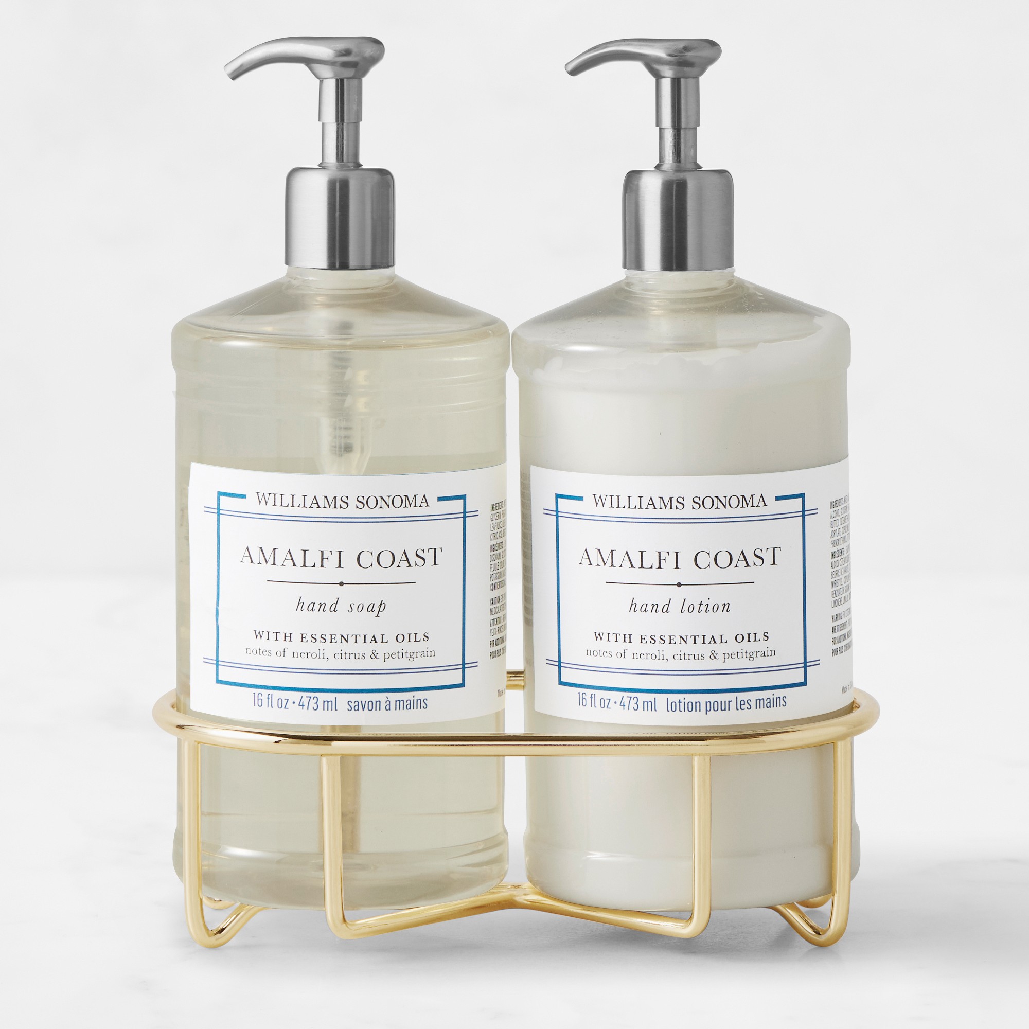 Williams Sonoma Amalfi Coast Hand Soap & Lotion 3-Piece Set