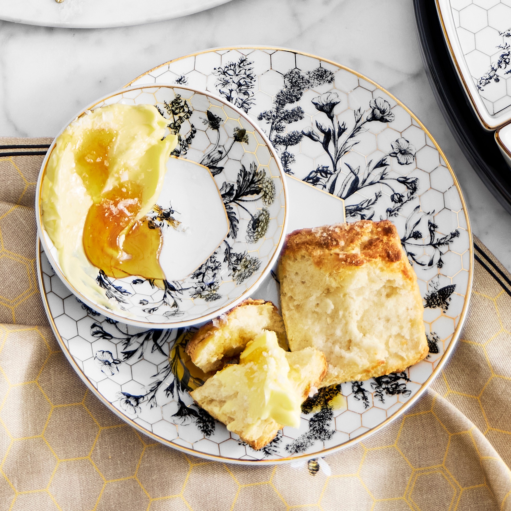 Honeycomb Dipping Bowls, Set of 4