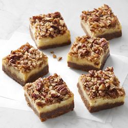 Maple Pecan Brownie Bars, Serves 6-8