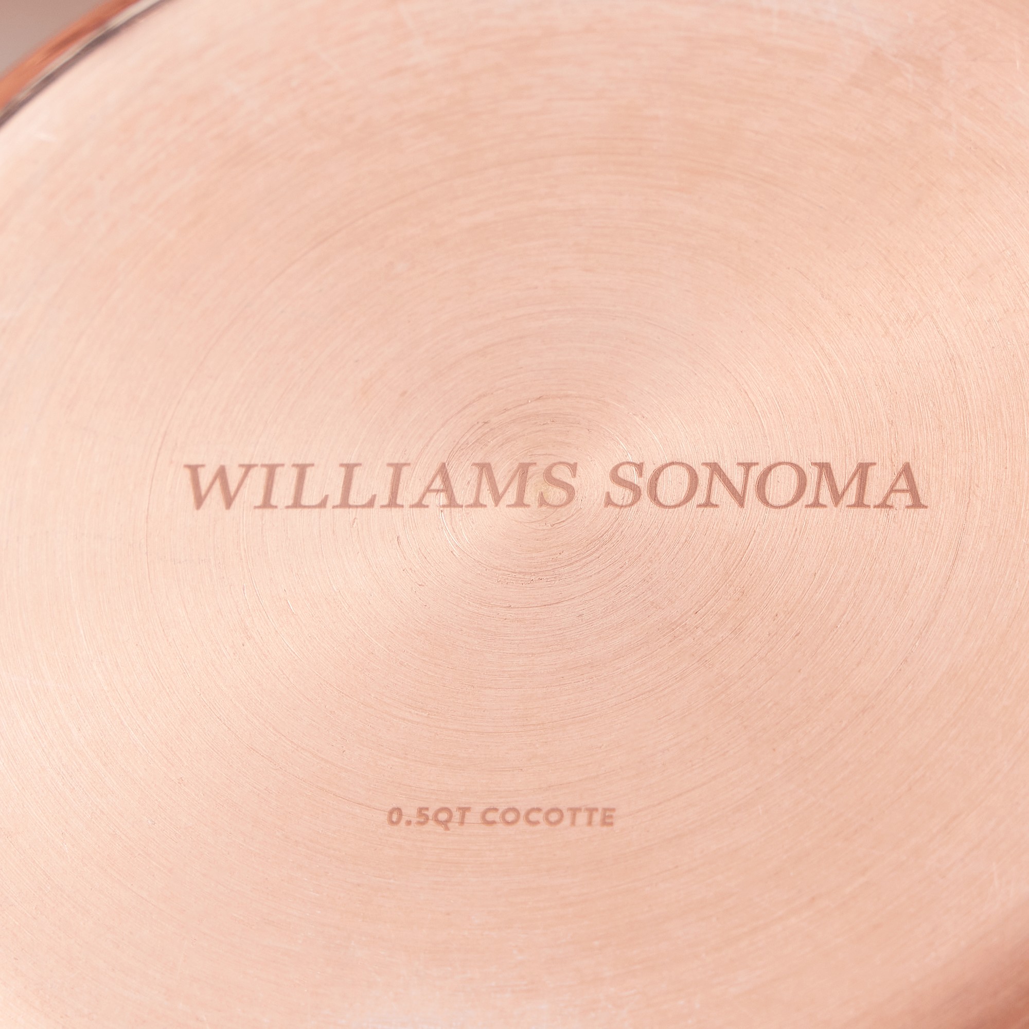 Williams Sonoma Mini Copper Cocottes, Set of 4