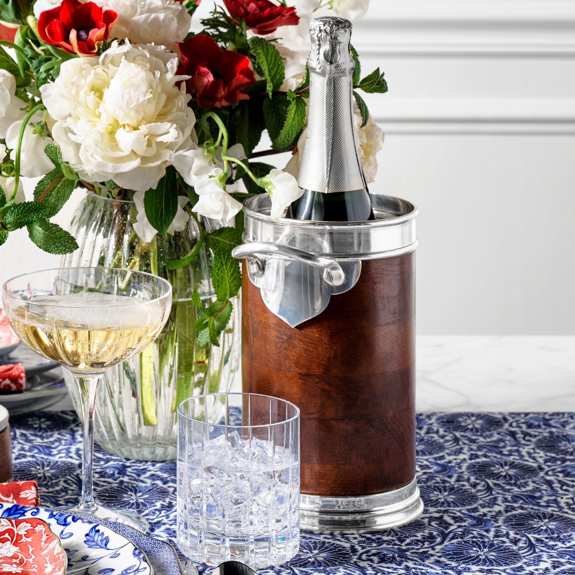 Marlo Thomas x Williams Sonoma Blue Table Runner
