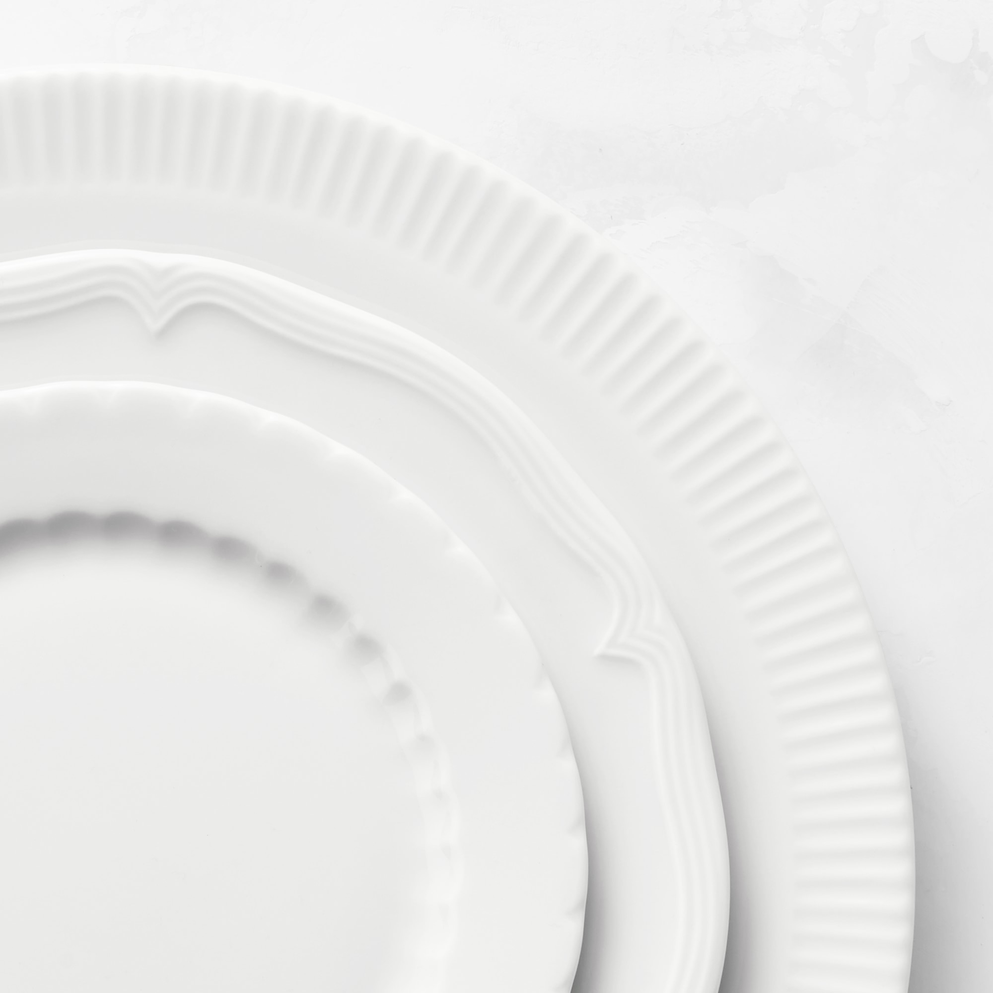 Pillivuyt Eclectique Porcelain Salad Plates, Set of 4