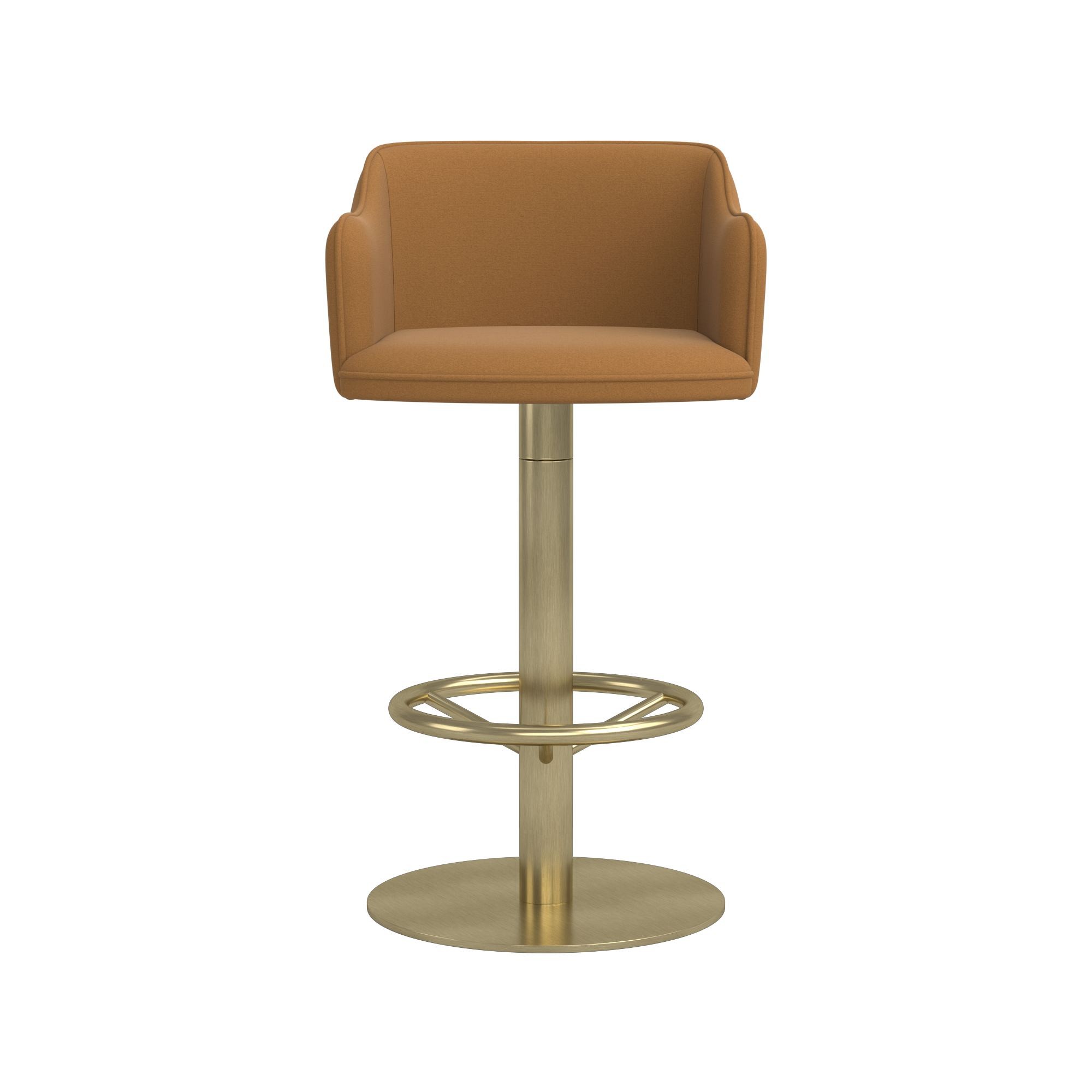 Harding Upholstered Pedestal Counter  & Bar Stool
