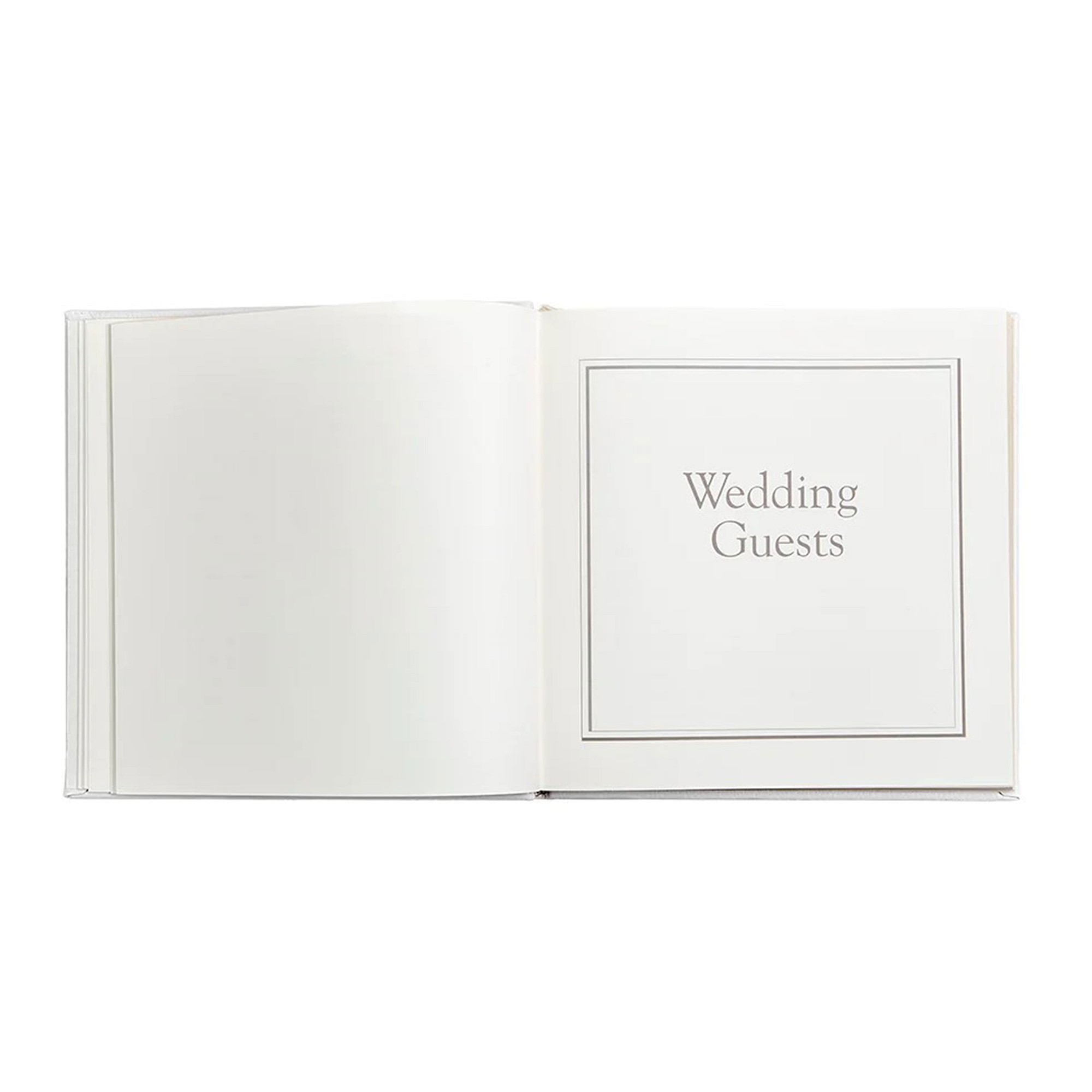 Wedding Journal with White Leather