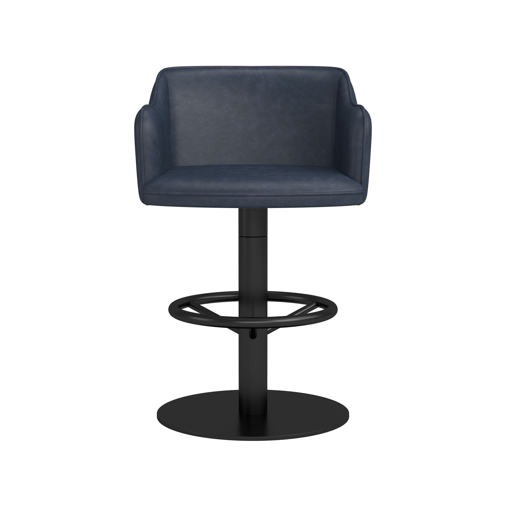 Harding Upholstered Pedestal Counter  & Bar Stool