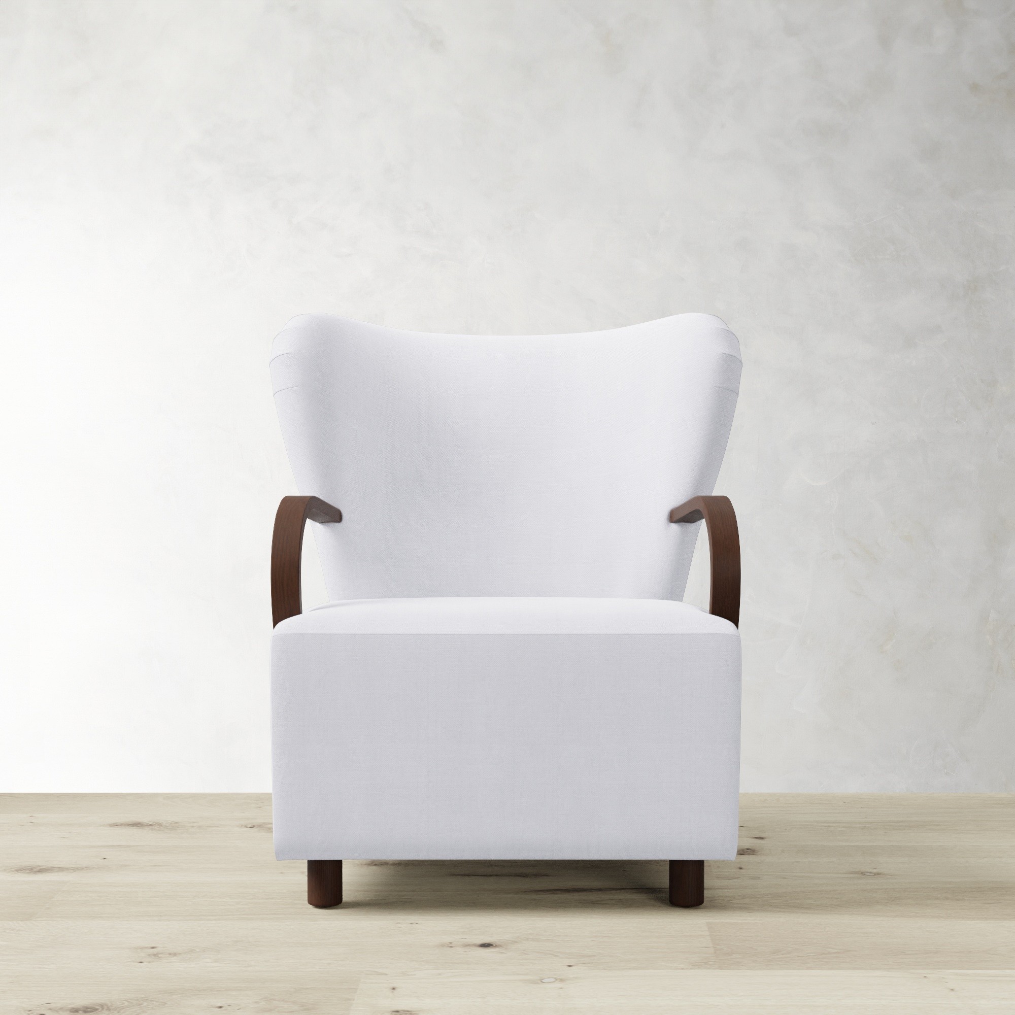 Corban Bentwood Upholstered Occasional Chair