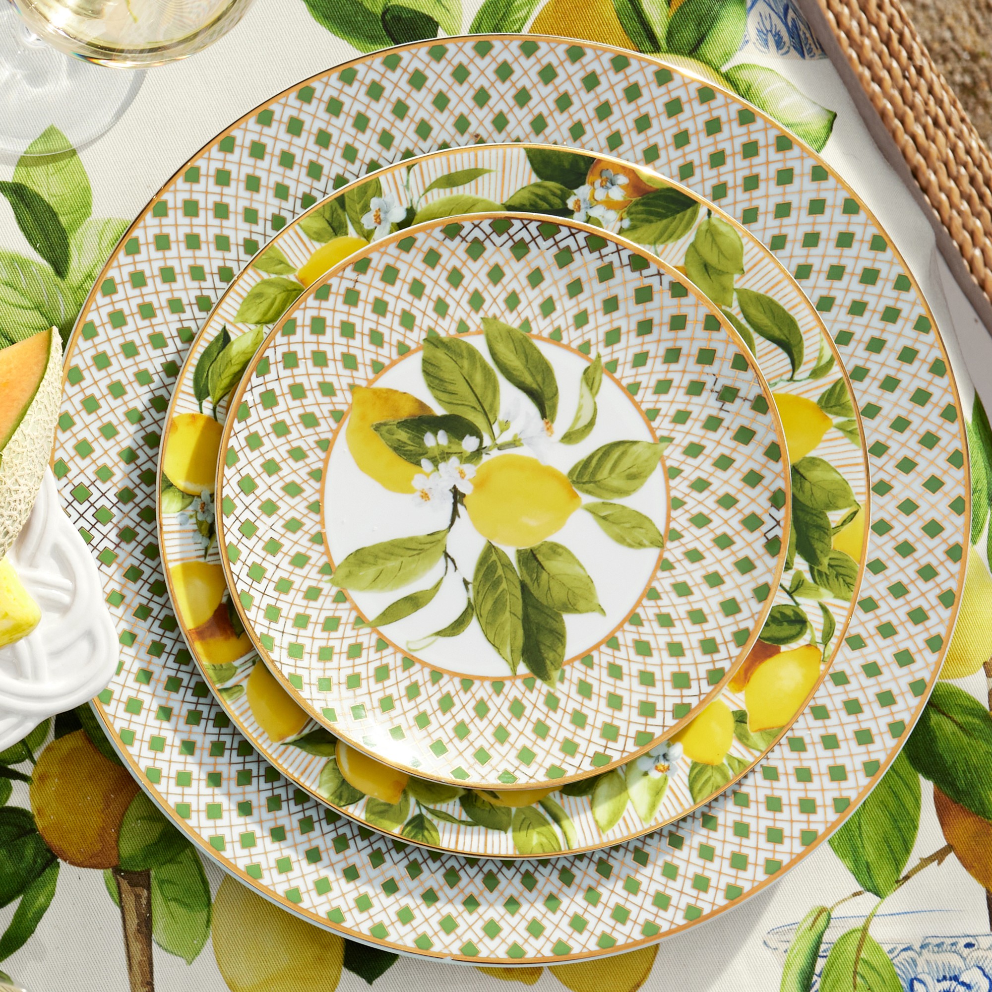 Limone 12-Piece Dinnerware Set