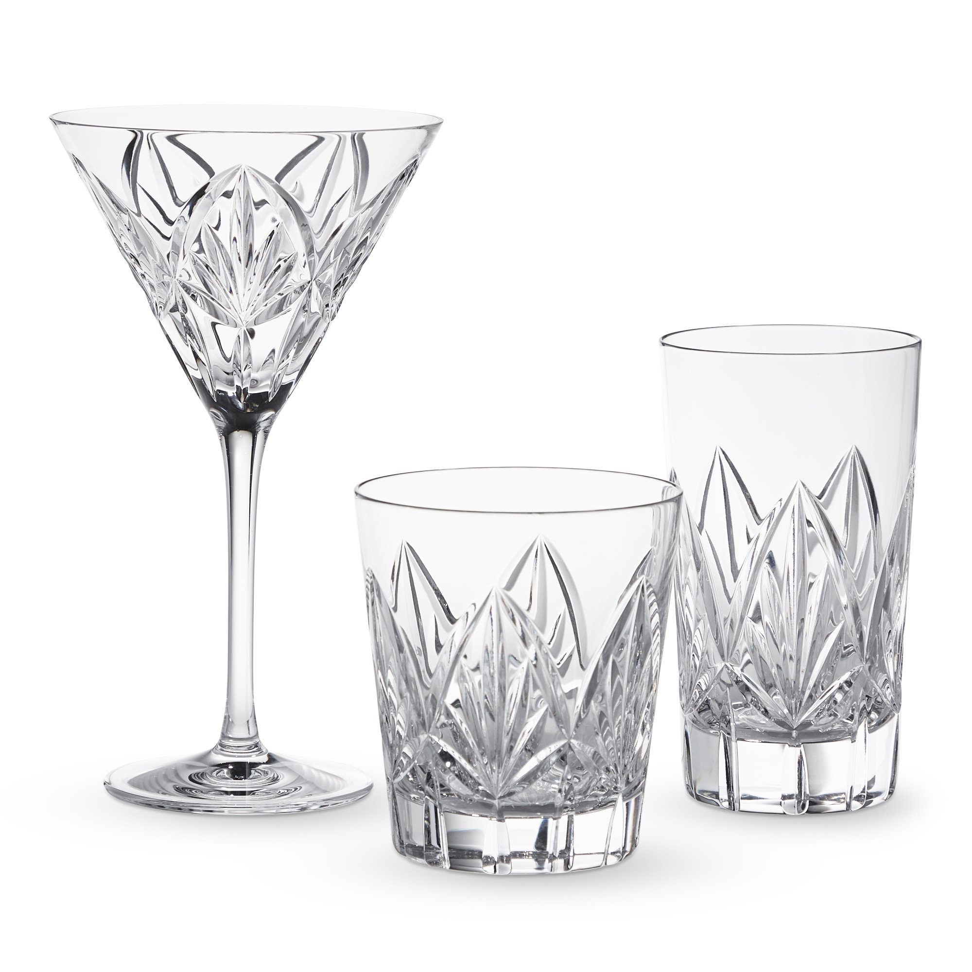 Fiore Martini Glasses, Set of 4