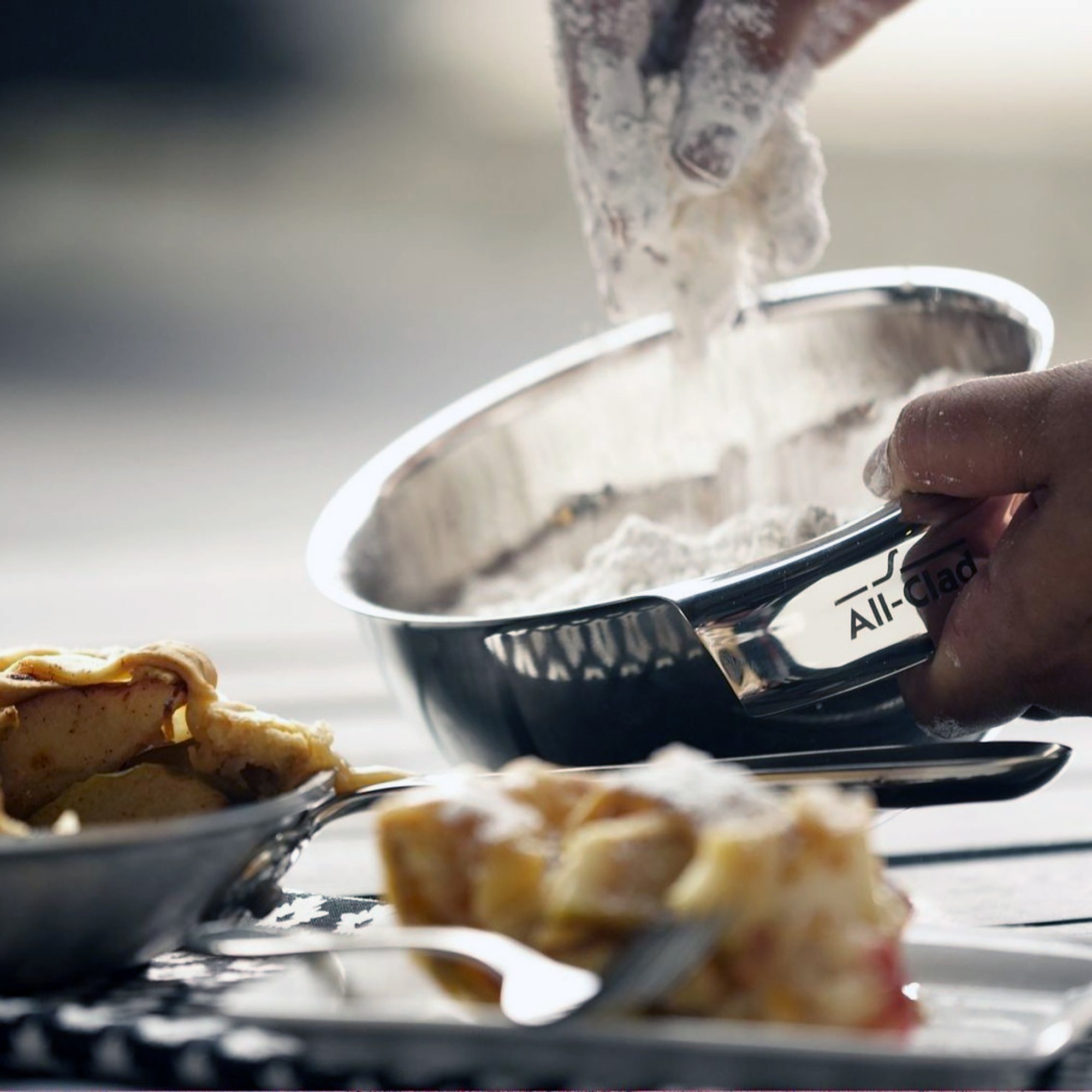 All-Clad Stainless-Steel 3-Piece Mixing Bowl Set