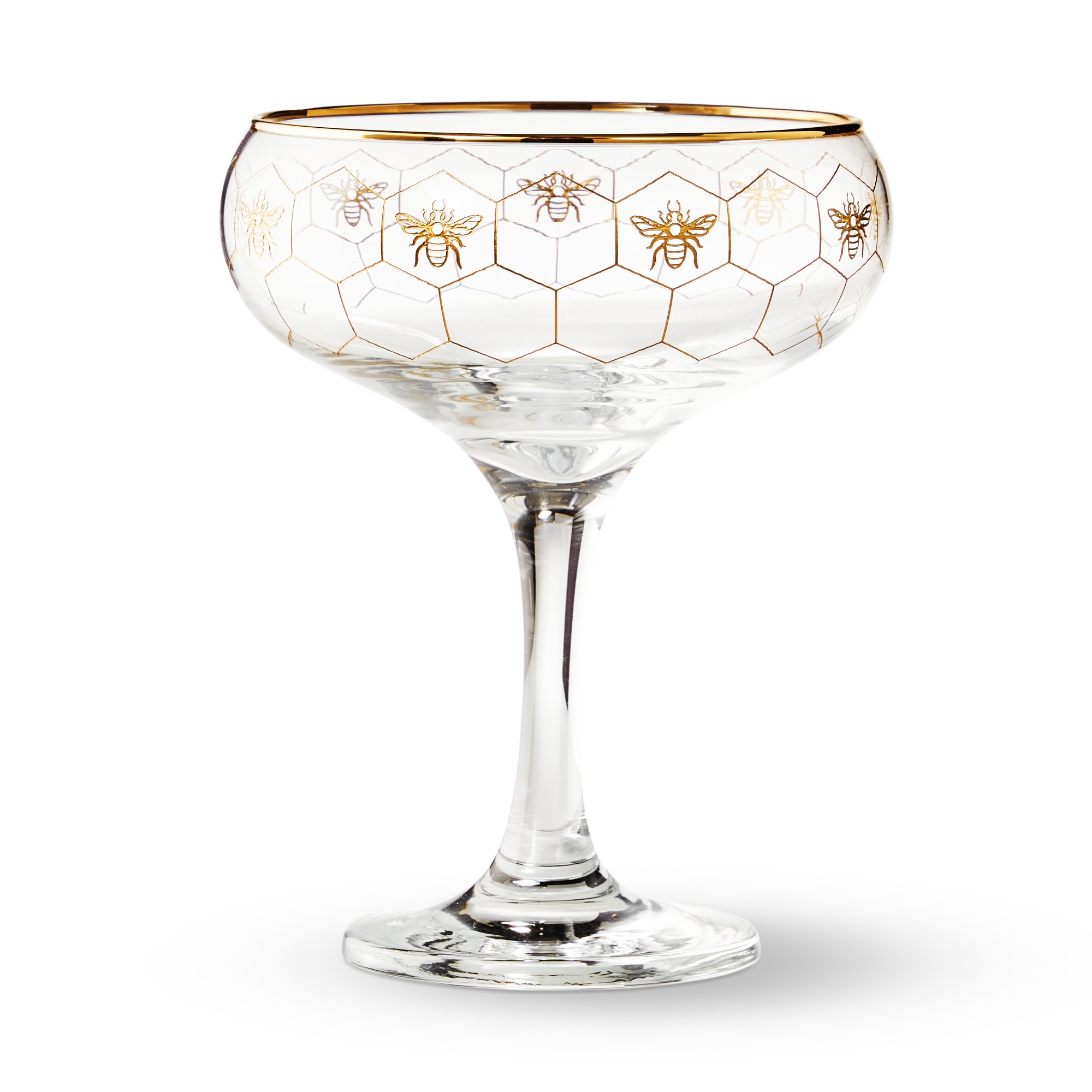 Honeycomb Coupe Glasses