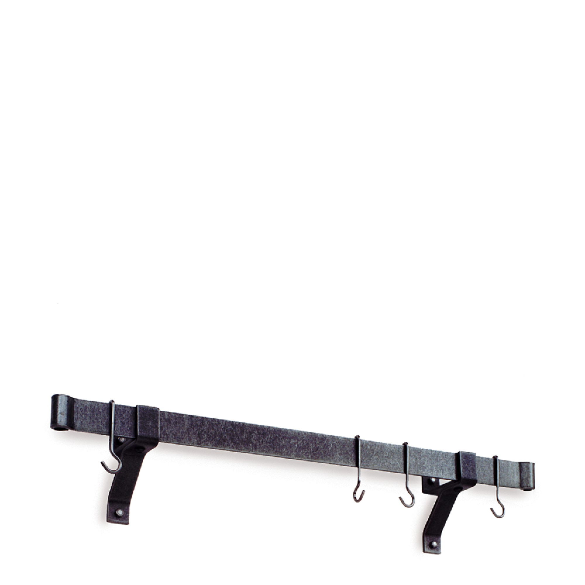 Enclume  Rolled-End Bar Wall-Mounted Pot Rack