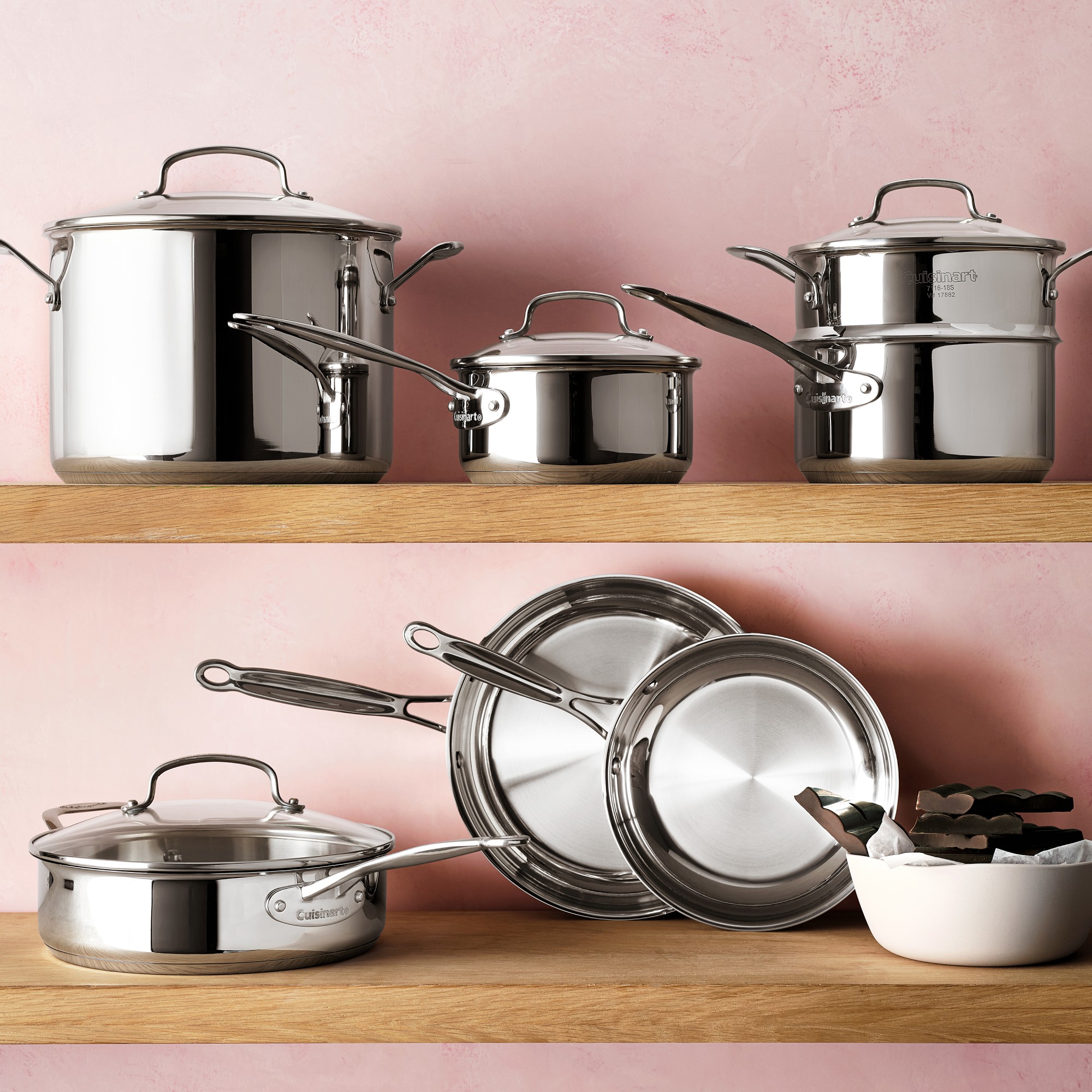 Cuisinart Chef's Classic Stainless Steel 11-Piece Cookware Set