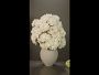 Jeff Leatham x Williams Sonoma Real Touch Faux White Hydrangea Stems, Set of 12