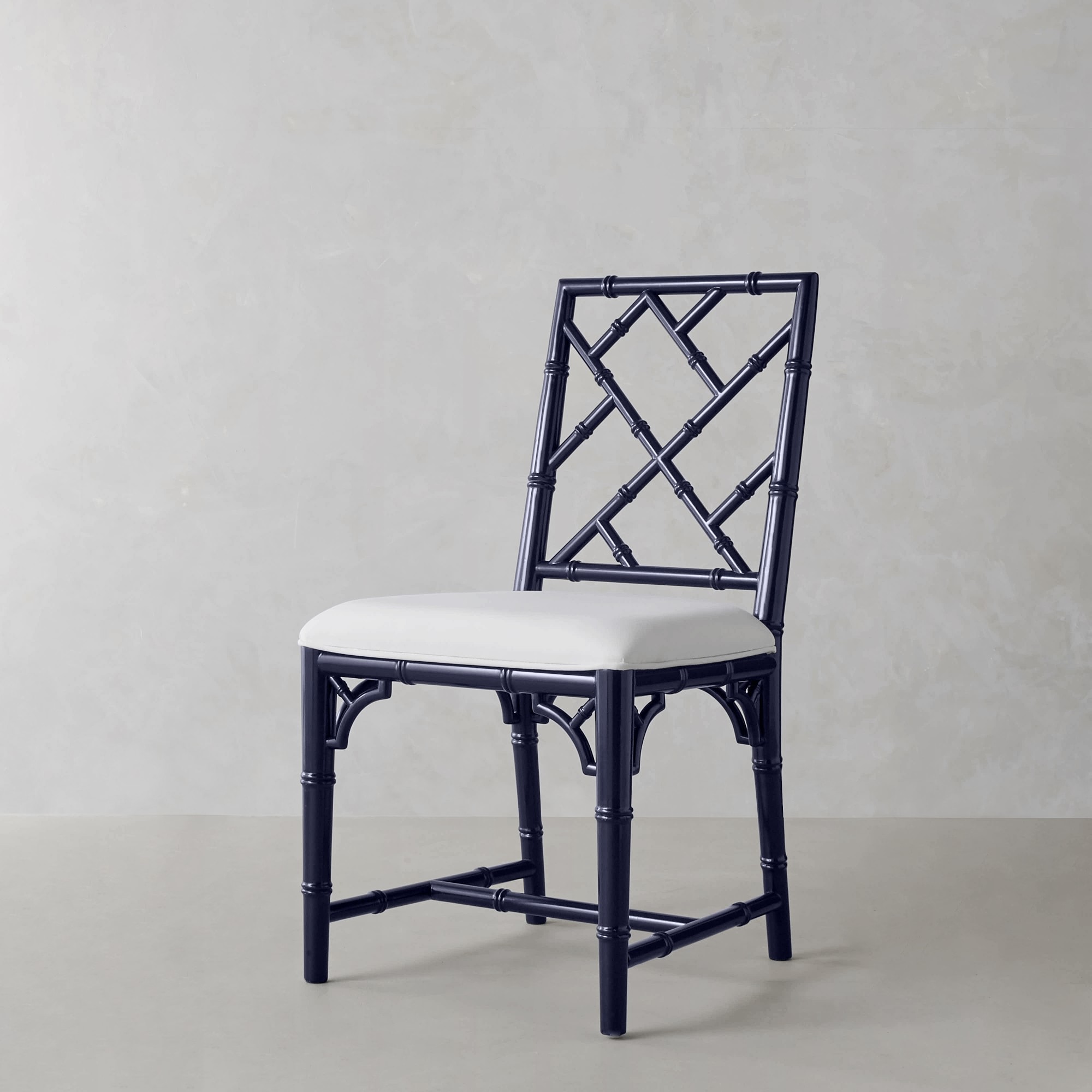 Chippendale Upholstered Bistro Side Chair