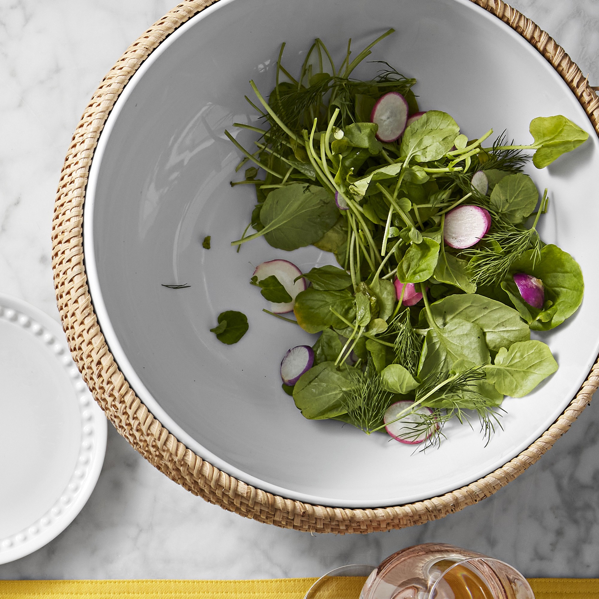 Light Woven Salad Bowl