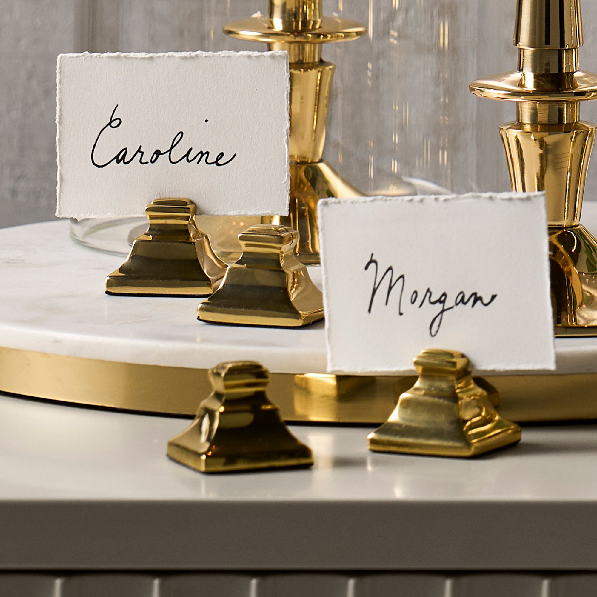 Heirloom Gold Tiny Taper Holders