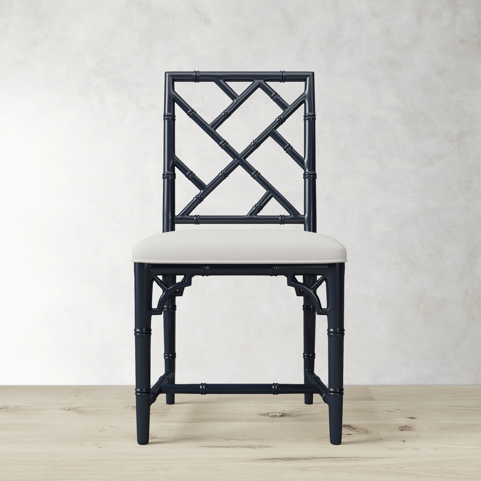 Chippendale Upholstered Bistro Side Chair