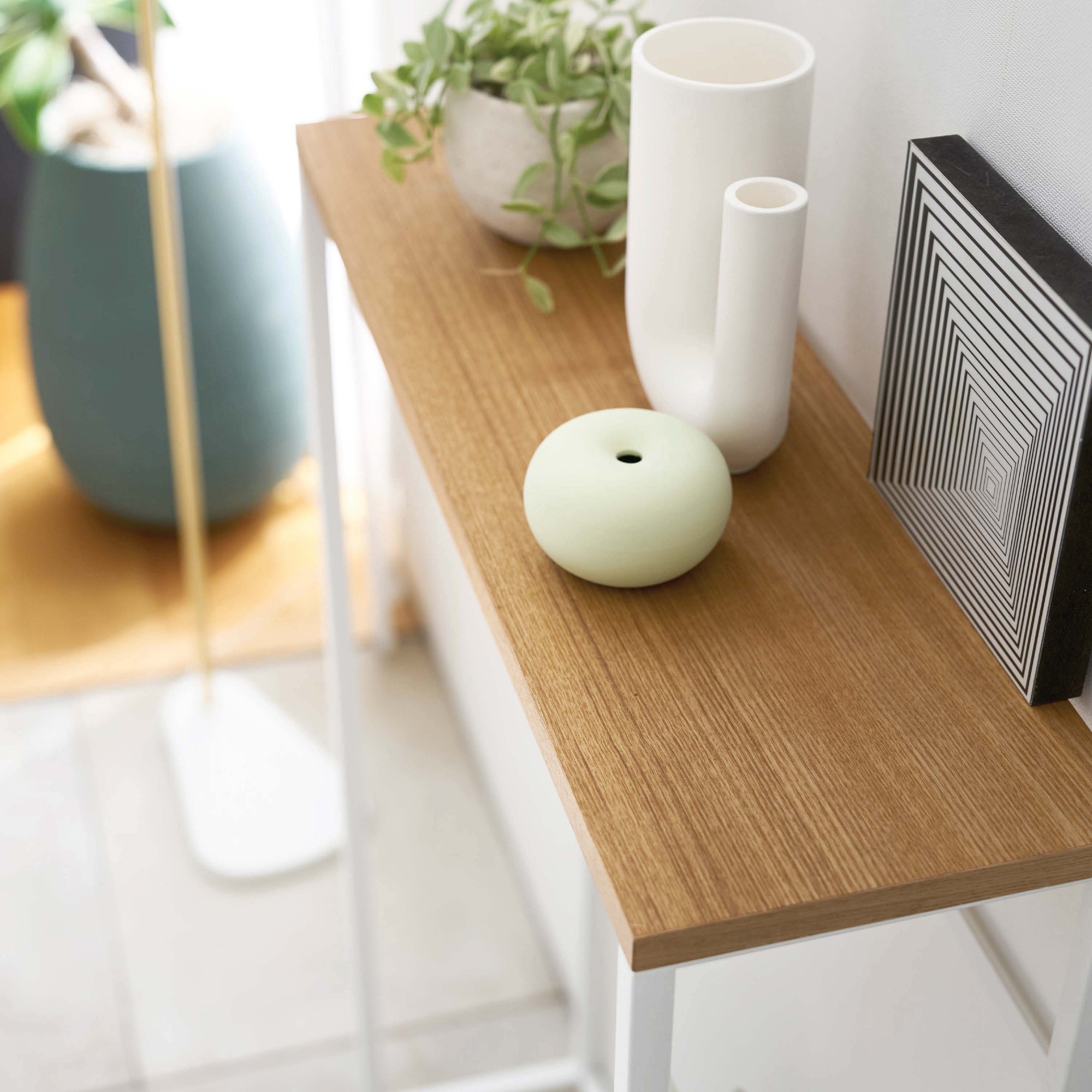 Yamazaki Home Narrow Entryway Console Table