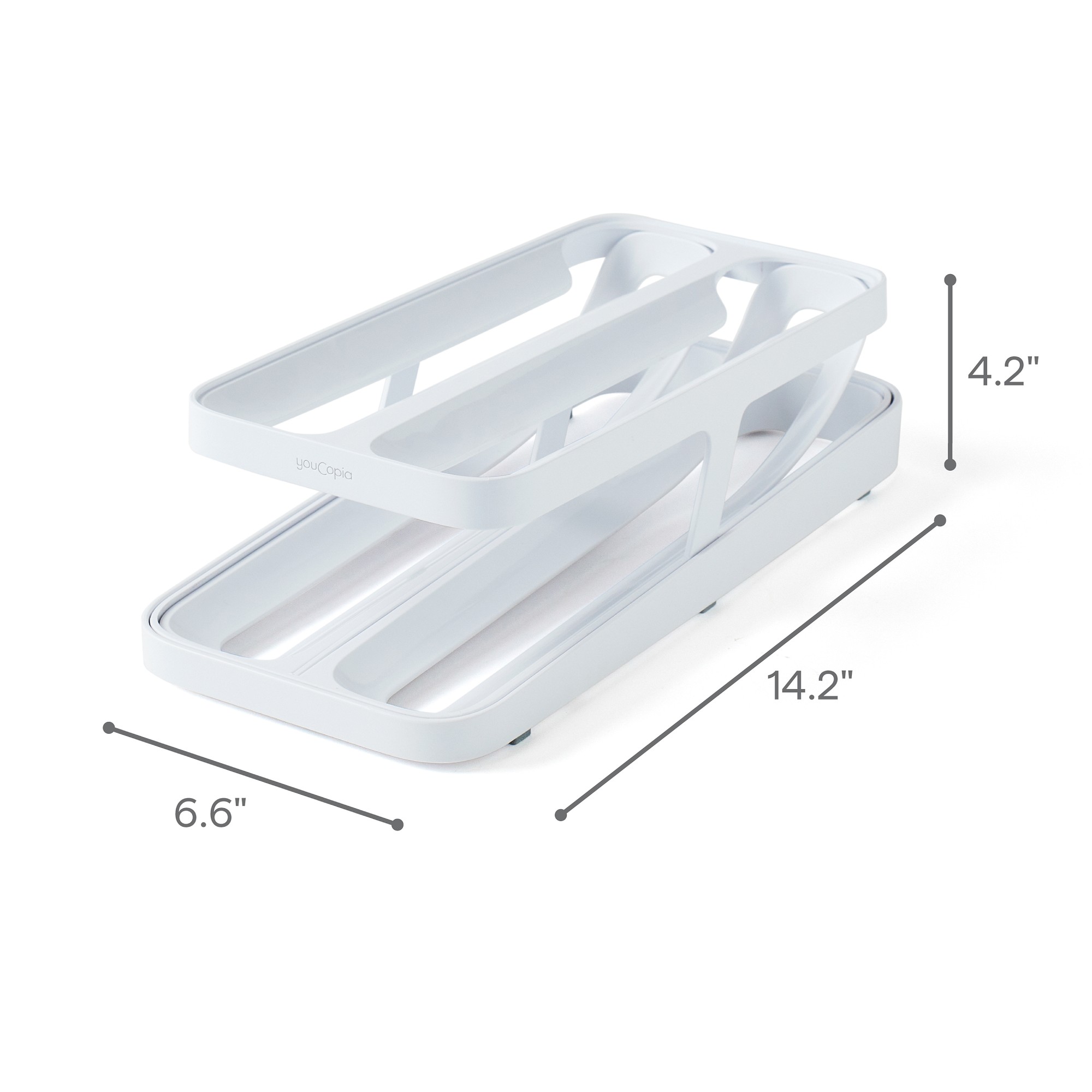 YouCopia RollDown Egg Dispenser, Double Track