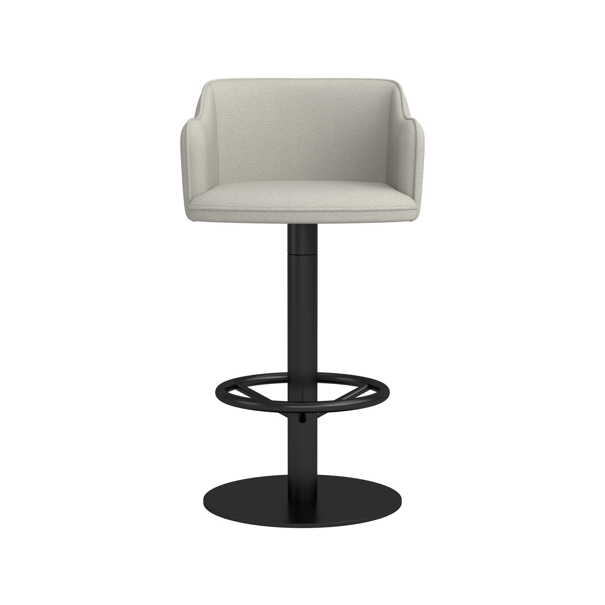 Harding Upholstered Pedestal Counter  & Bar Stool