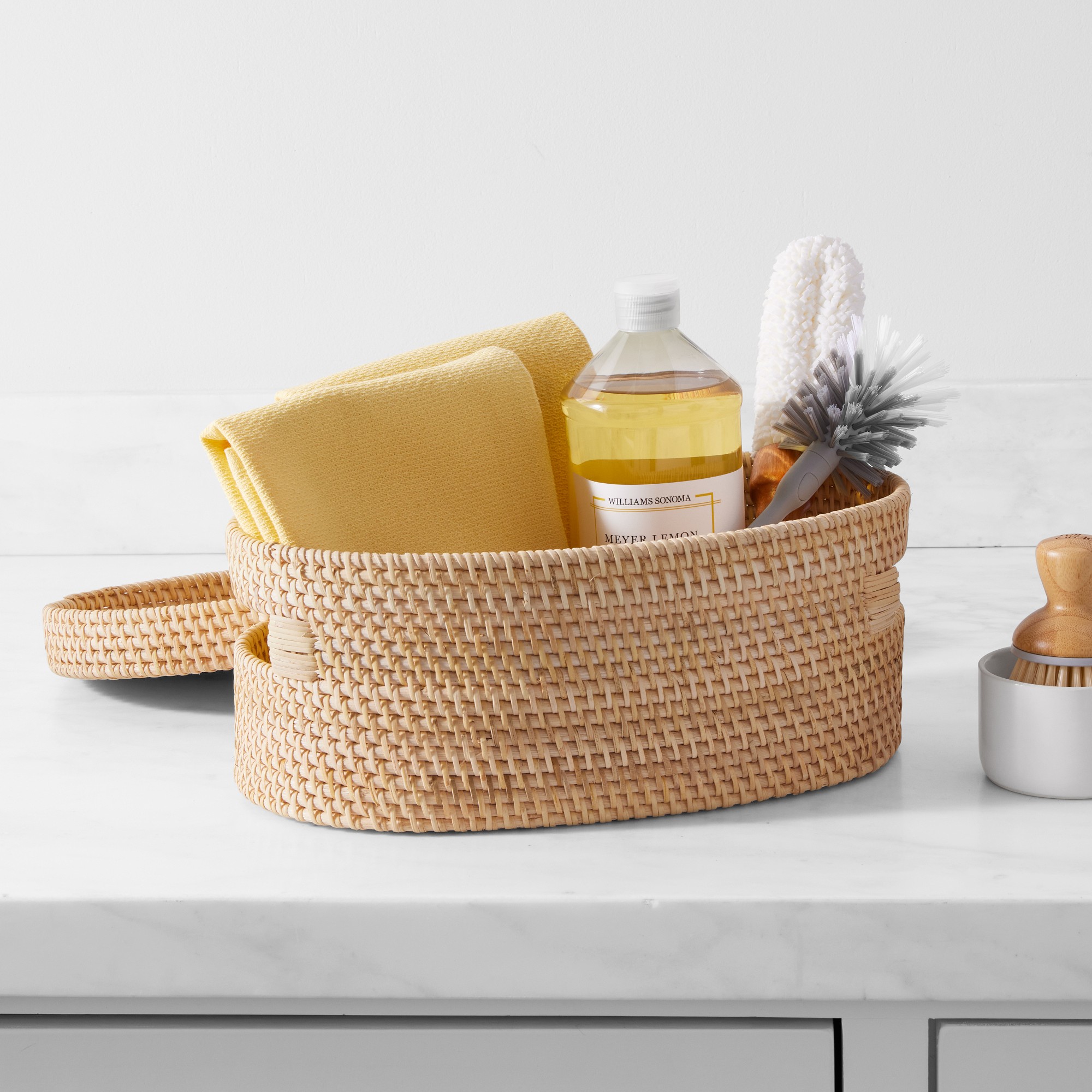 Hold Everything Oval Woven Organization Bin