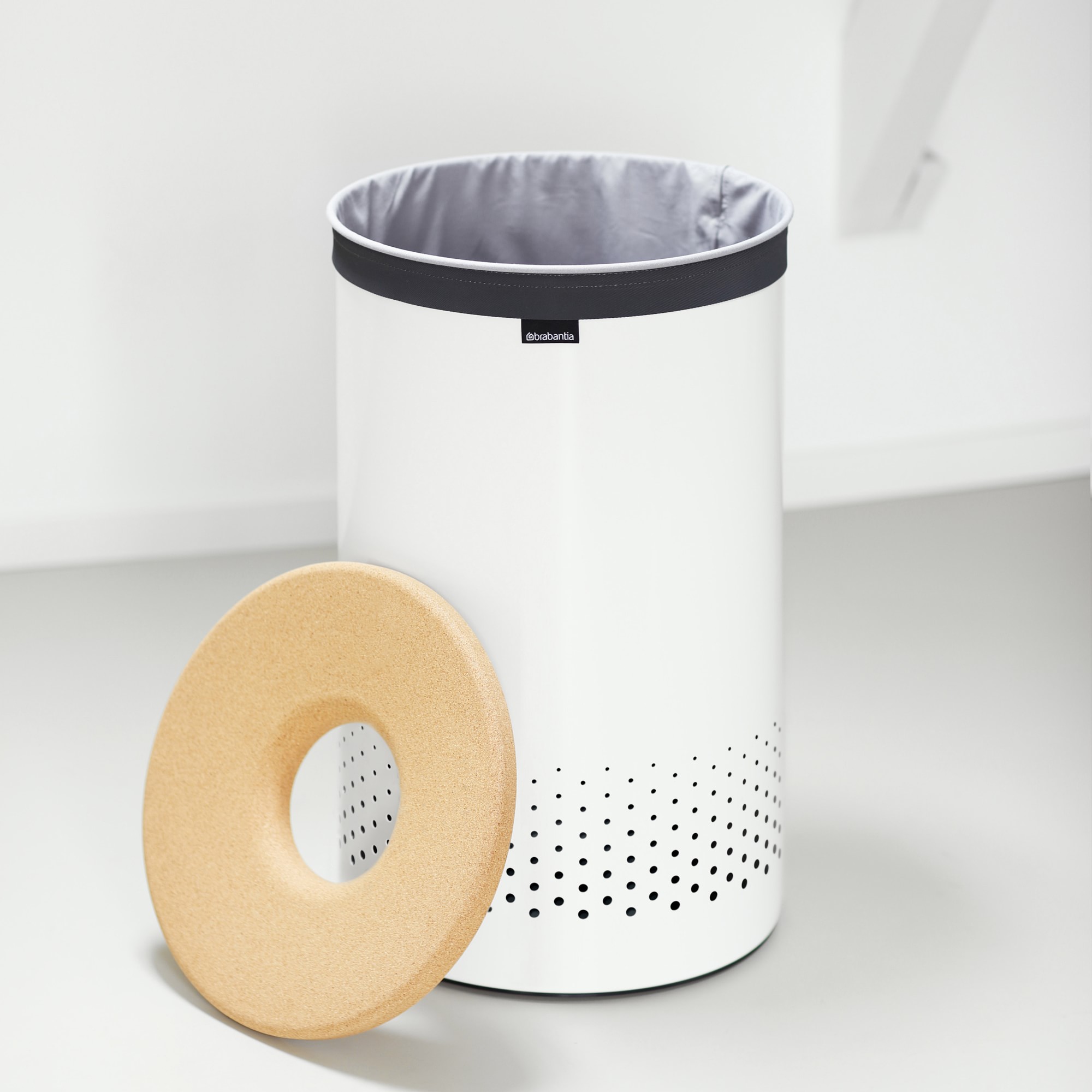 Brabantia Laundry Bin with Cork Lid