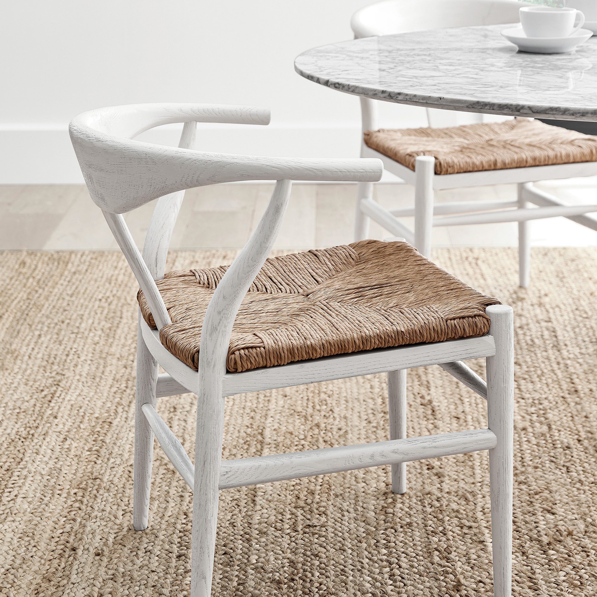 Baldwin Dining Chair, White