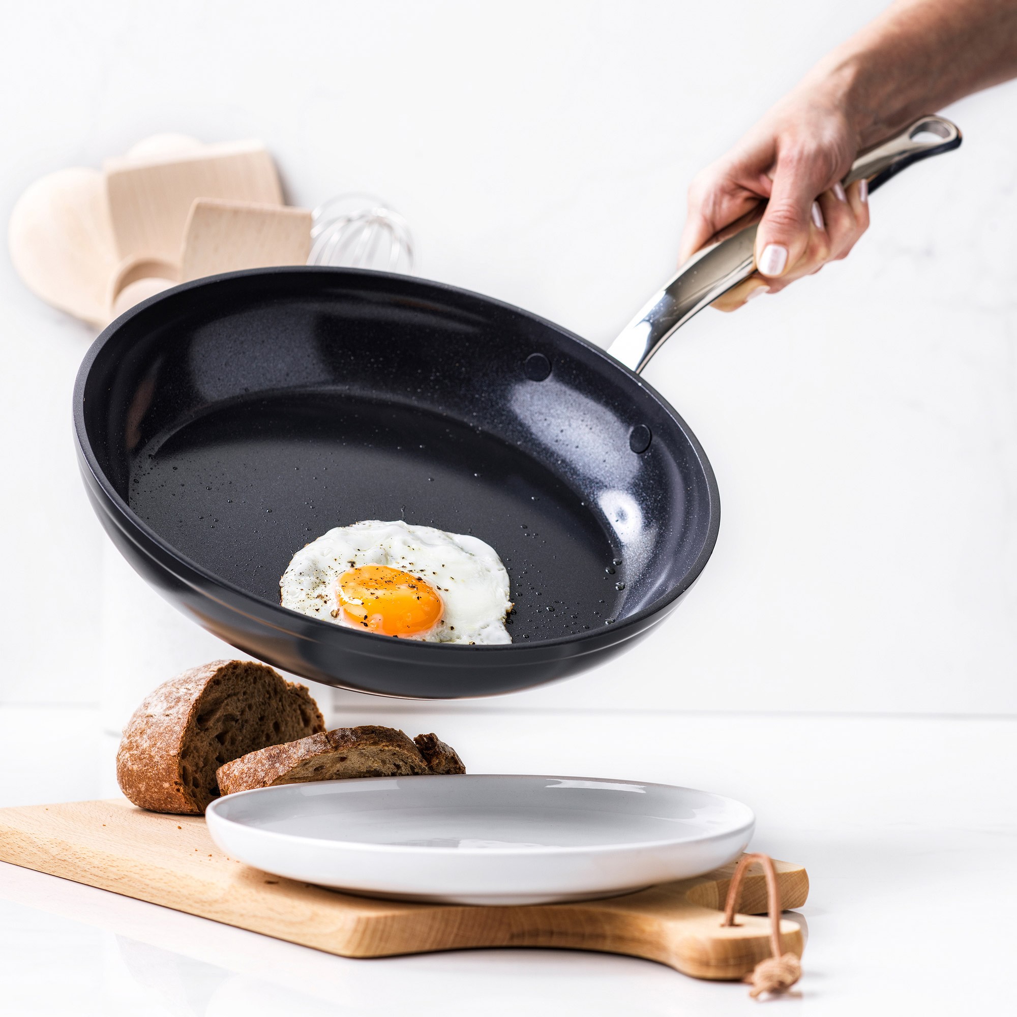 GreenPan™ Premiere Hard Anodized Ceramic Nonstick Fry Pan Set