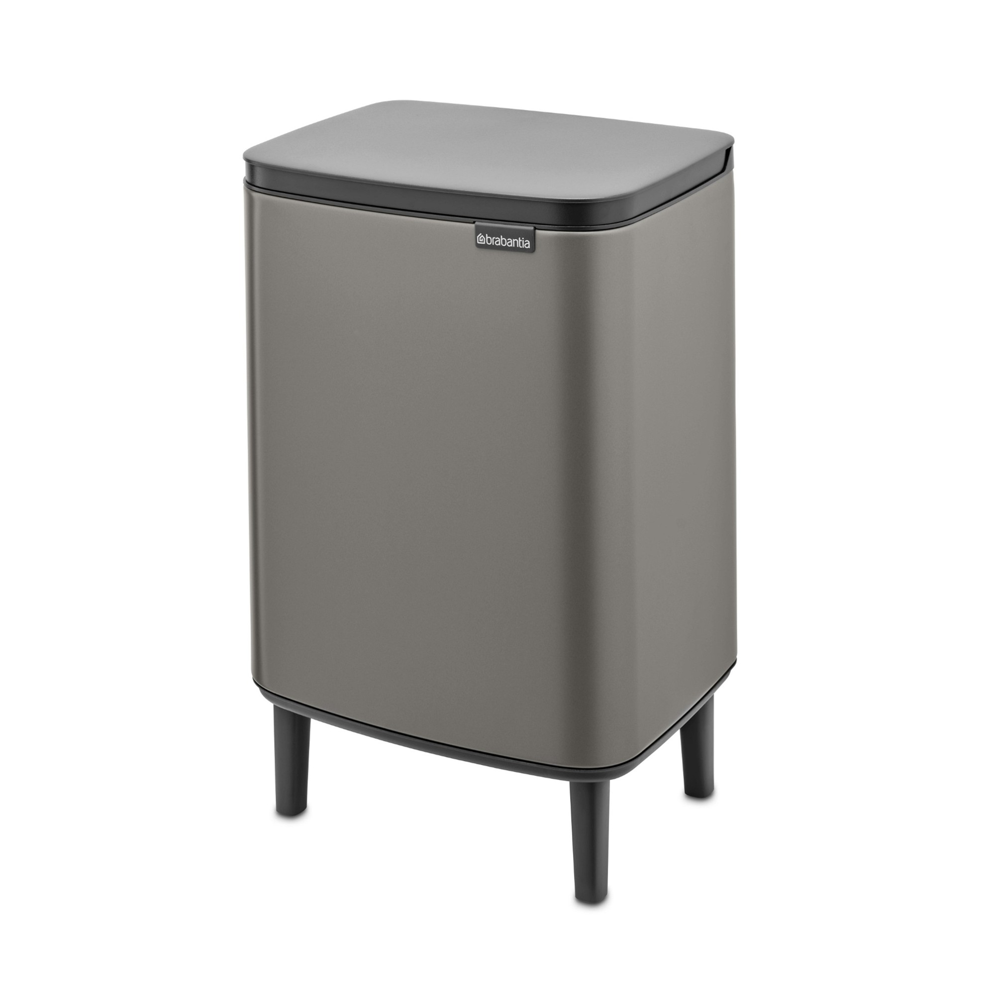 Brabantia Bo Hi Single Compartment Trash Can, 3.2-Gallon
