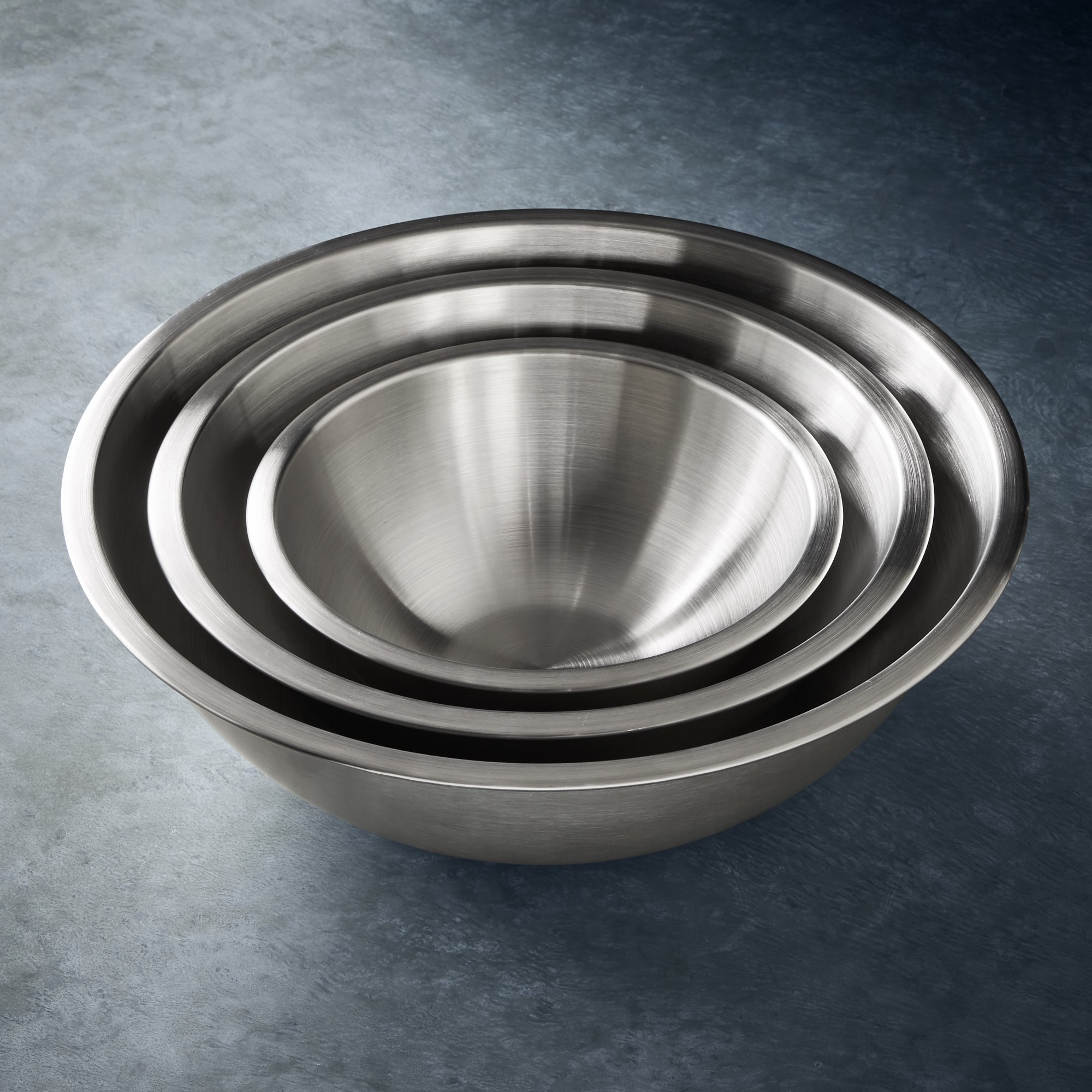 Open Kitchen by Williams Sonoma Stainless Steel Mixing Bowls, Set of 3