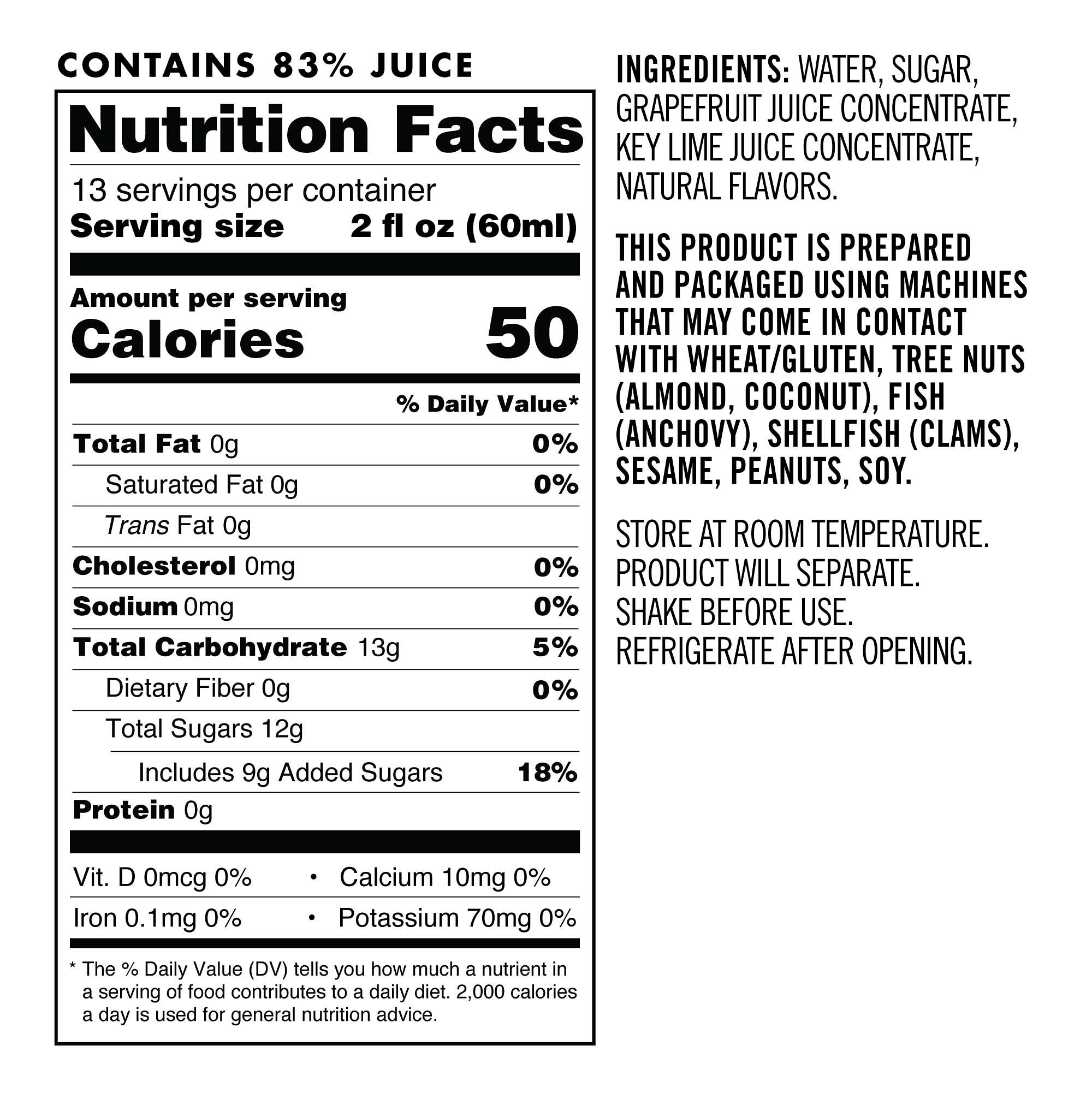 Casamigos x Williams Sonoma Cocktail Mix, Grapefruit Orange Paloma