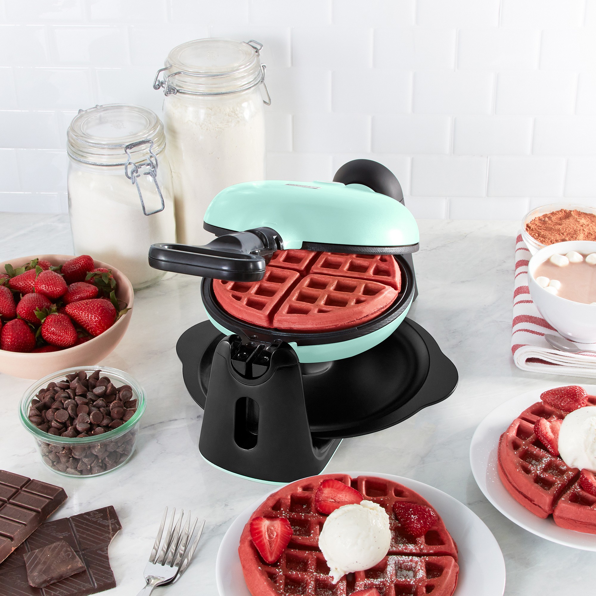 Dash Flip Belgian Waffle Maker