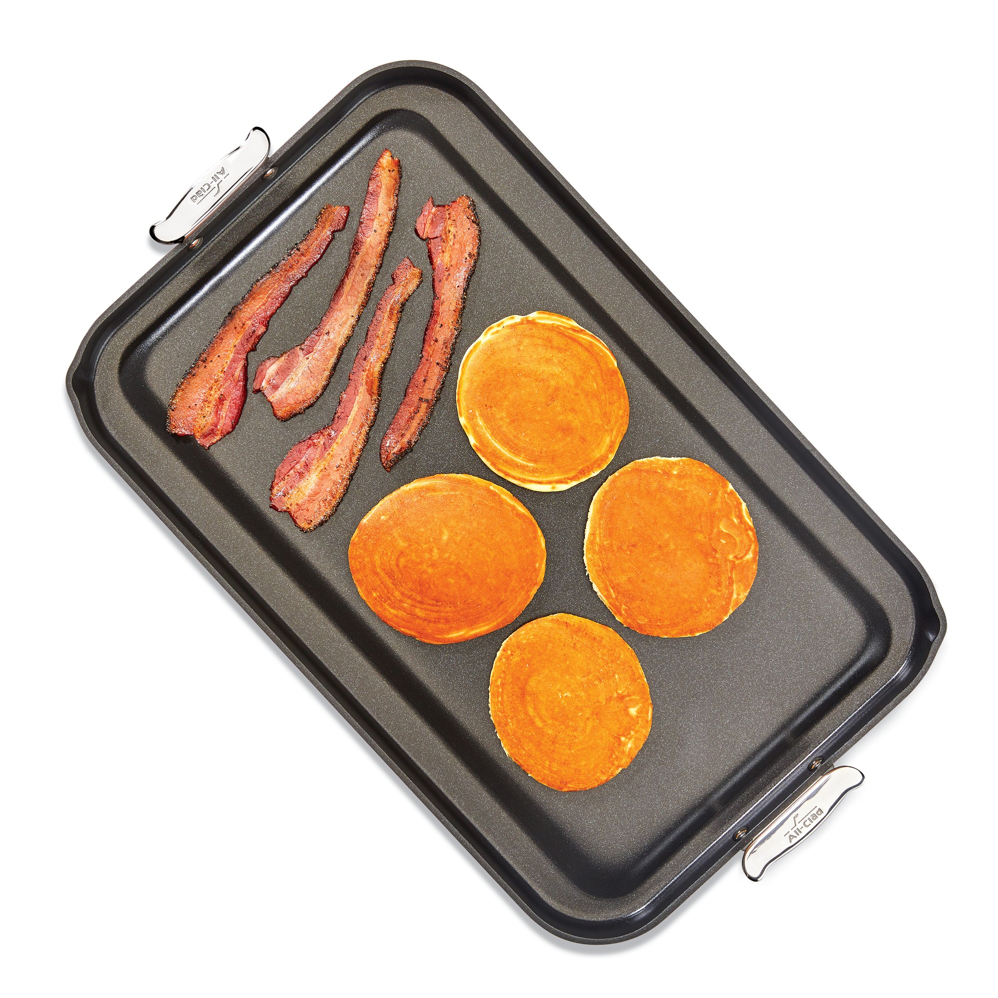 All-Clad HA1 Hard Anodized Double Burner Griddle, 13