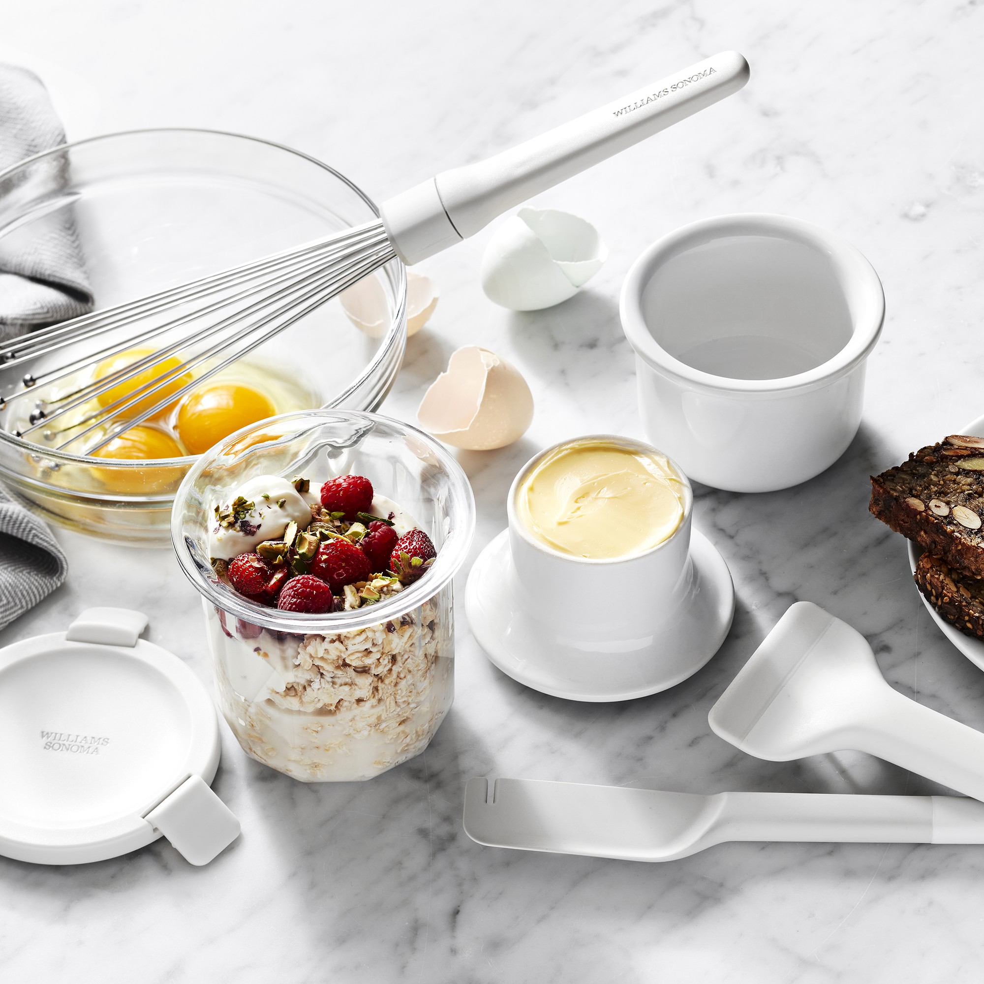 Williams Sonoma Breakfast Overnight Oats Jar with Lid