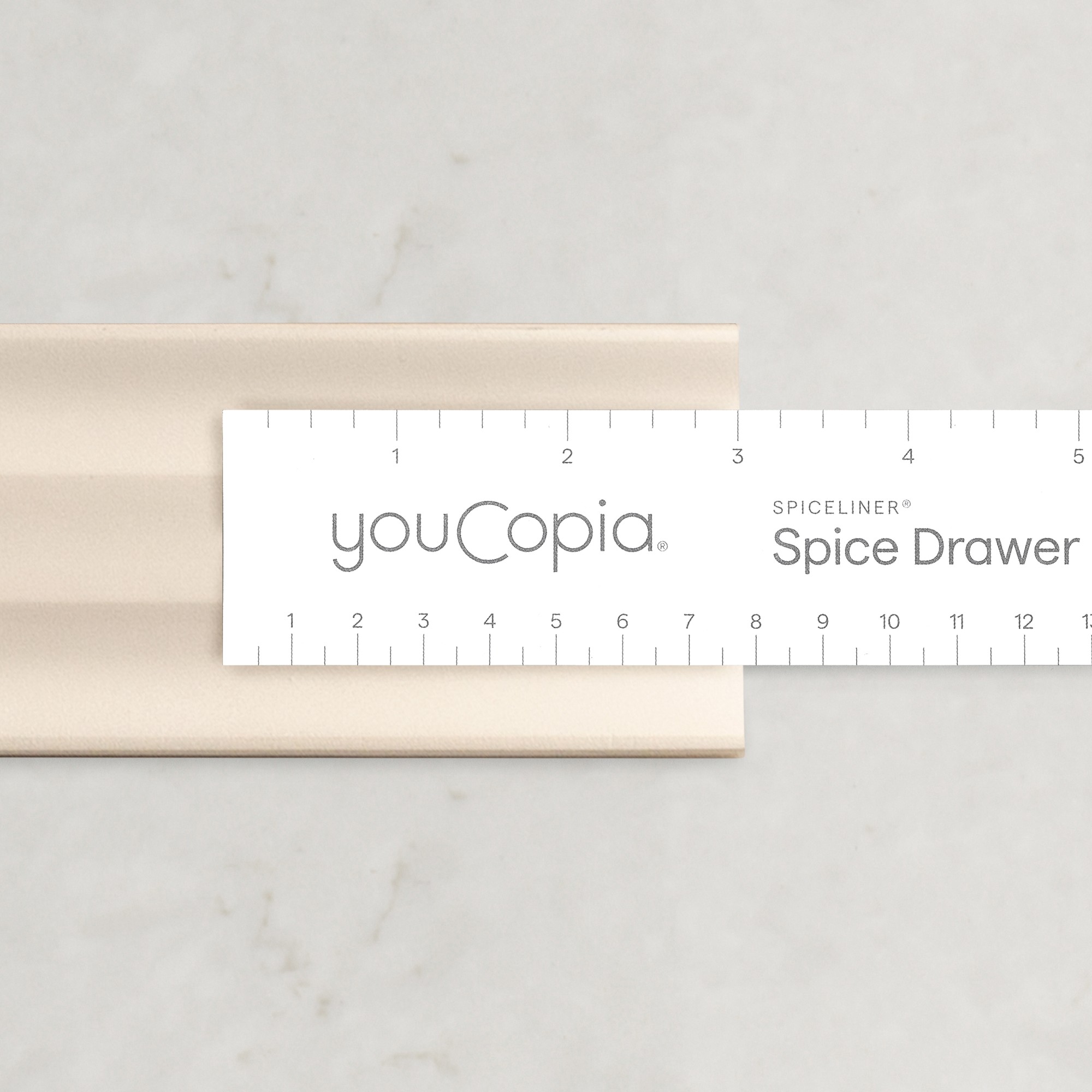 YouCopia SpiceLiner Spice Drawer Liner, Sandstone