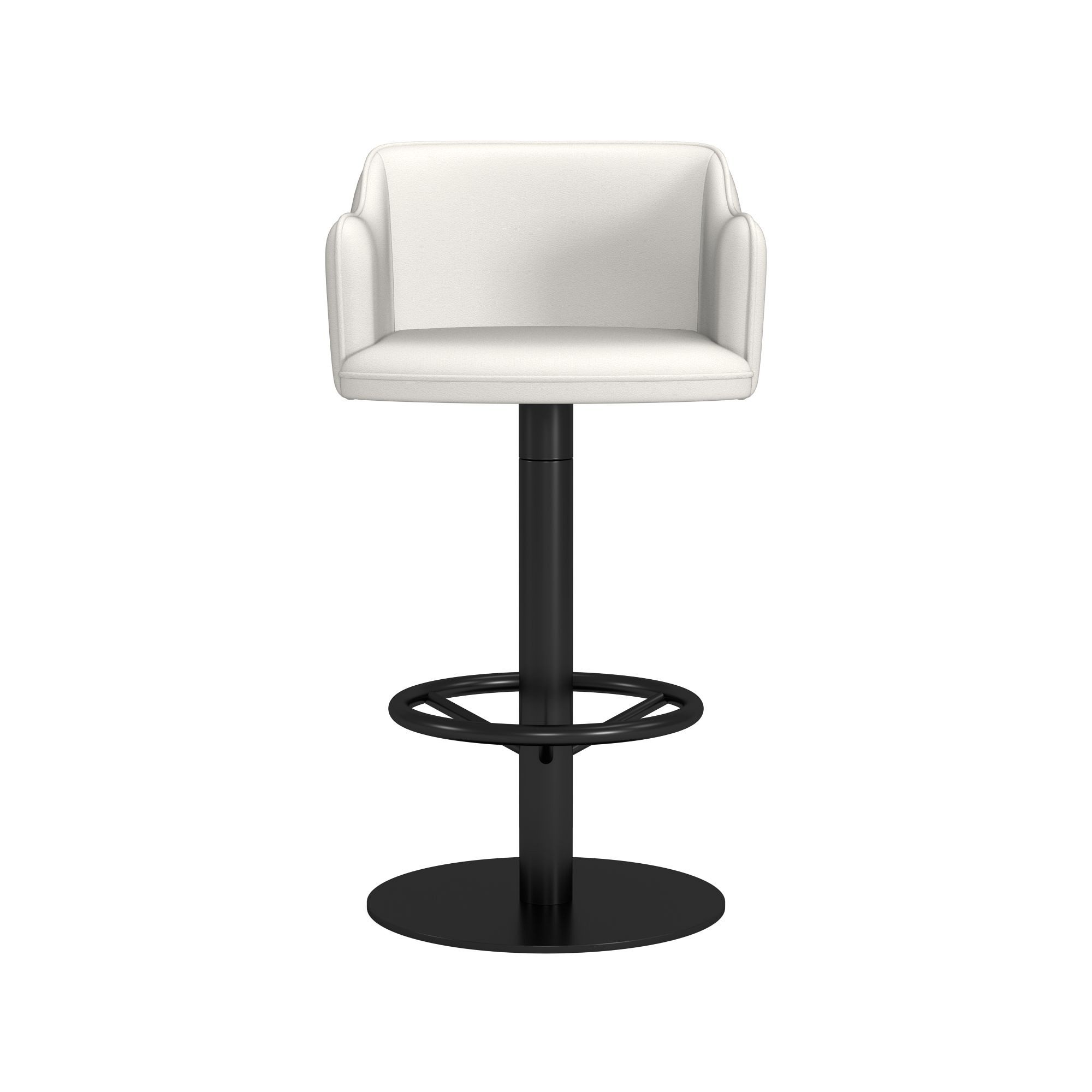Harding Upholstered Pedestal Counter  & Bar Stool