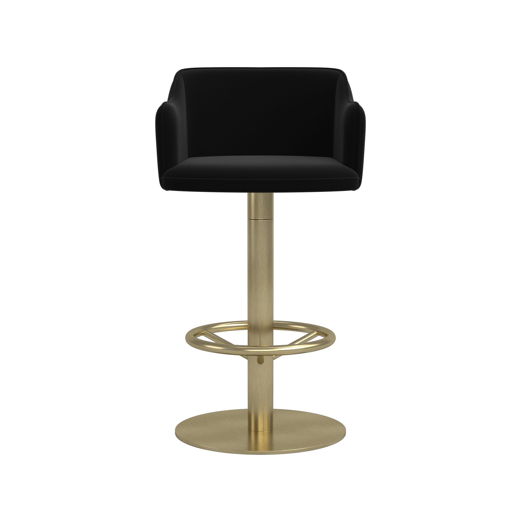 Harding Upholstered Pedestal Counter  & Bar Stool