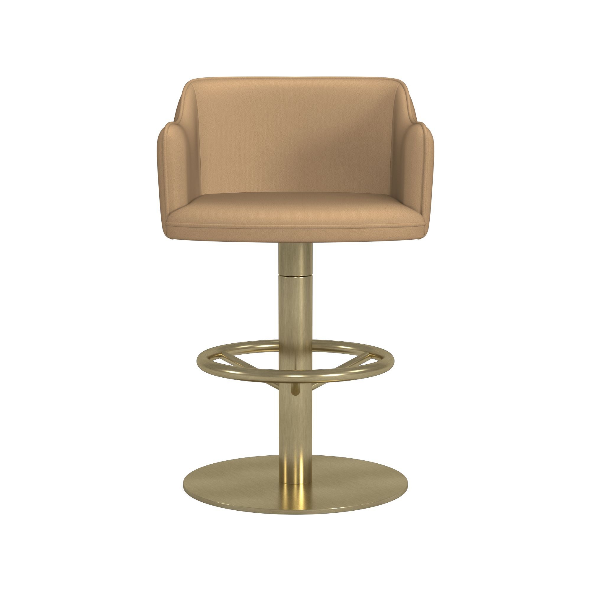 Harding Upholstered Pedestal Counter  & Bar Stool