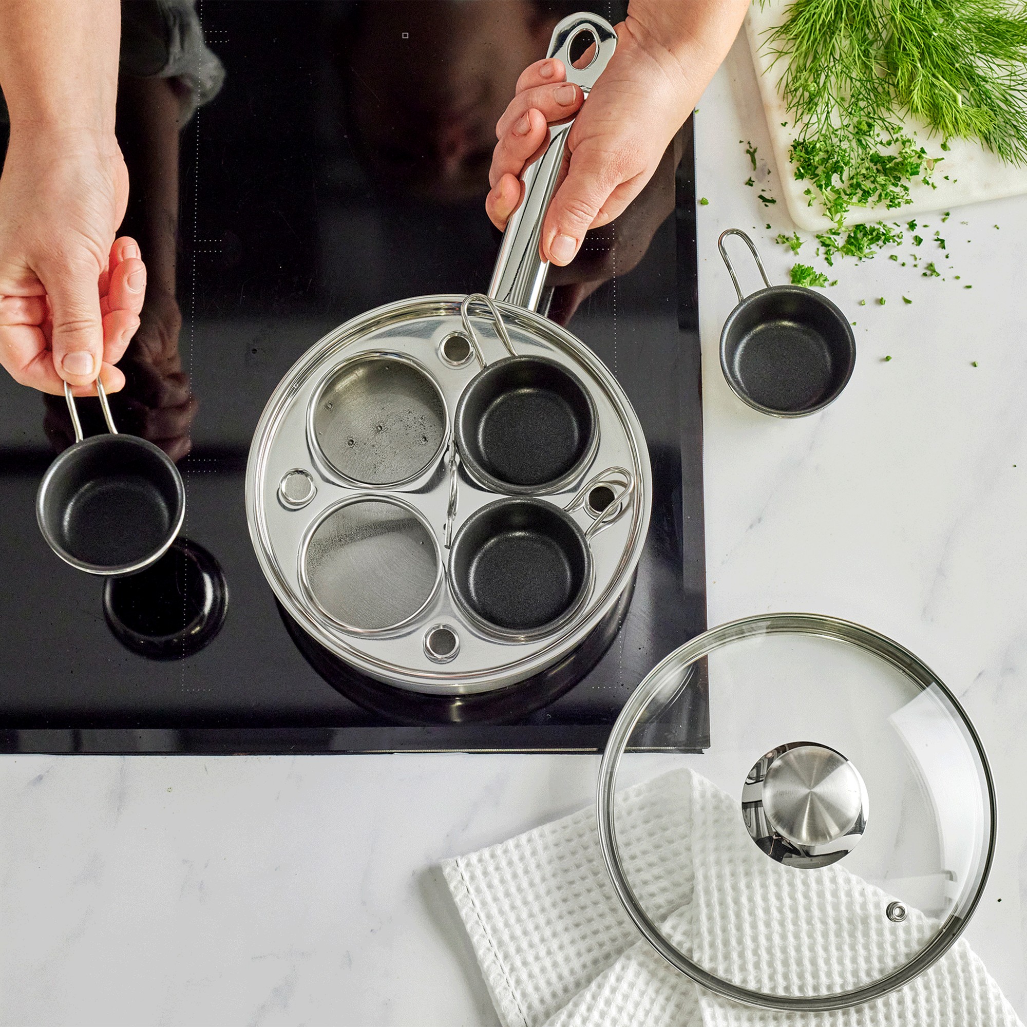 Demeyere Stainless Steel Egg Poacher